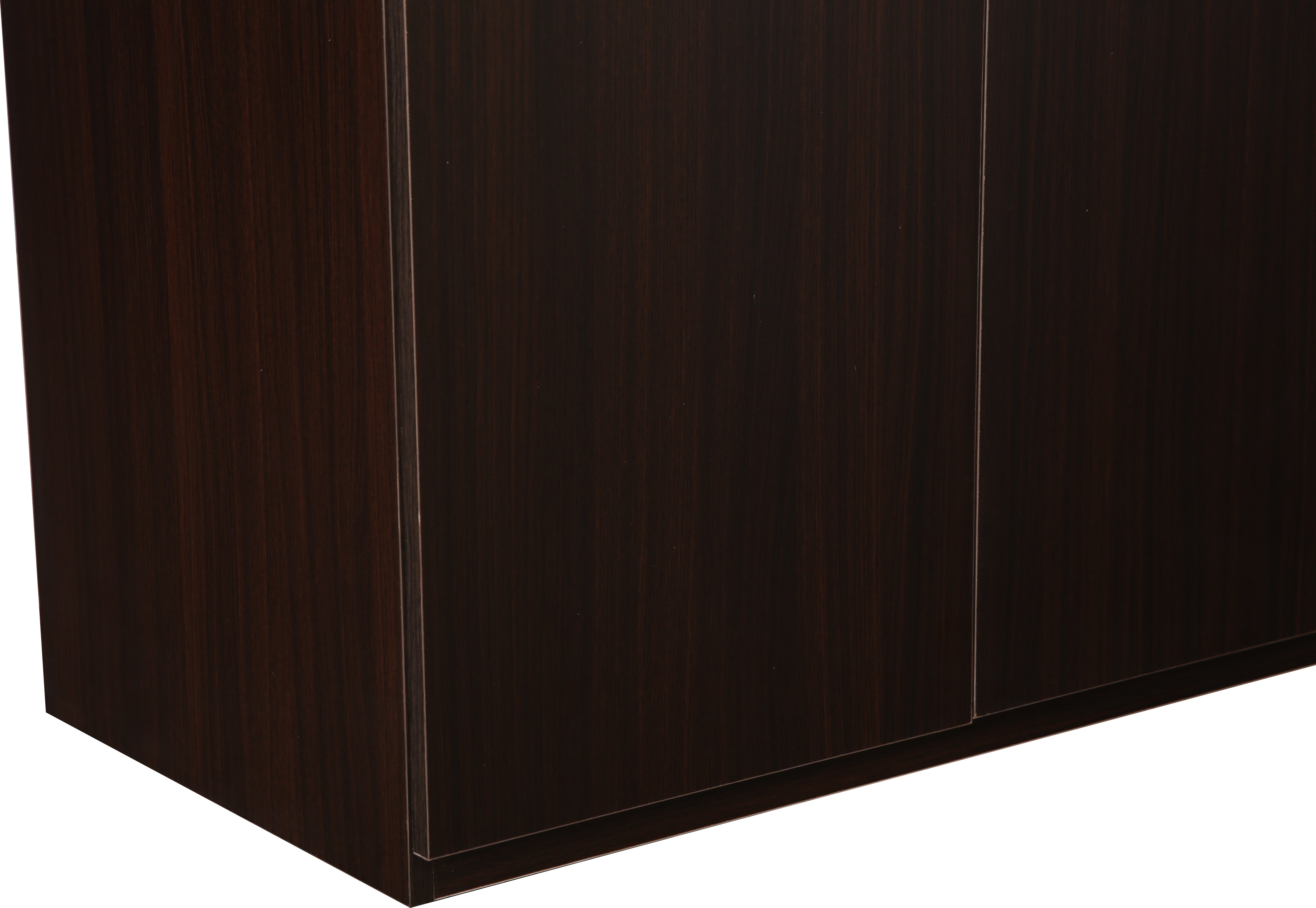 Swirl Two door Wardrobe in Dark Oak Colour