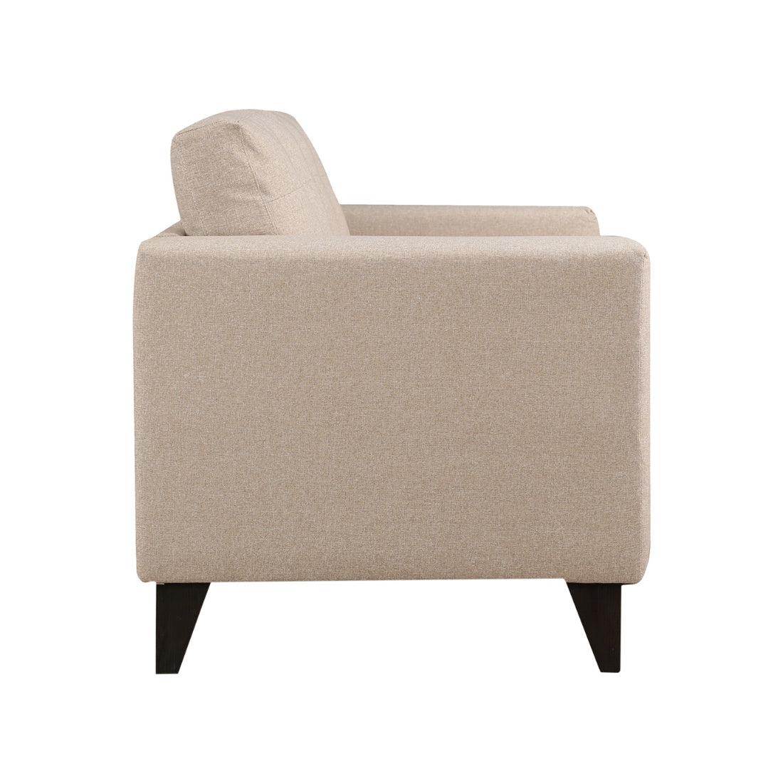 Garcia Fabric Two Seater Sofa in Beige Colour