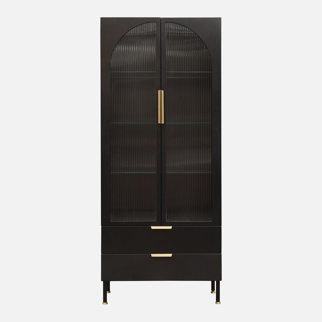 Bracken  Multipurpose Cabinet in Black Colour