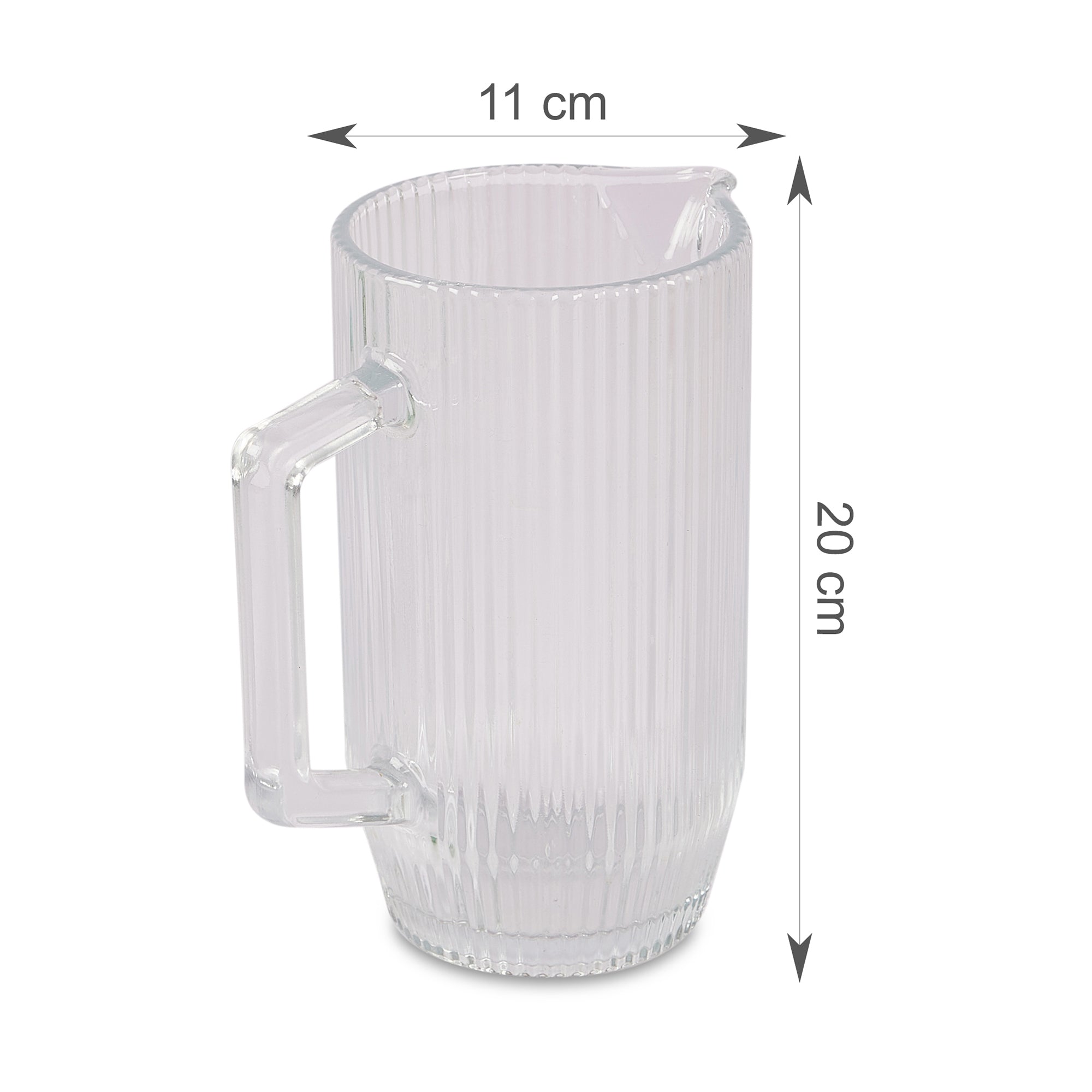 Sapphire  Jug & Tumbler Set of 7 in Transparent Colour