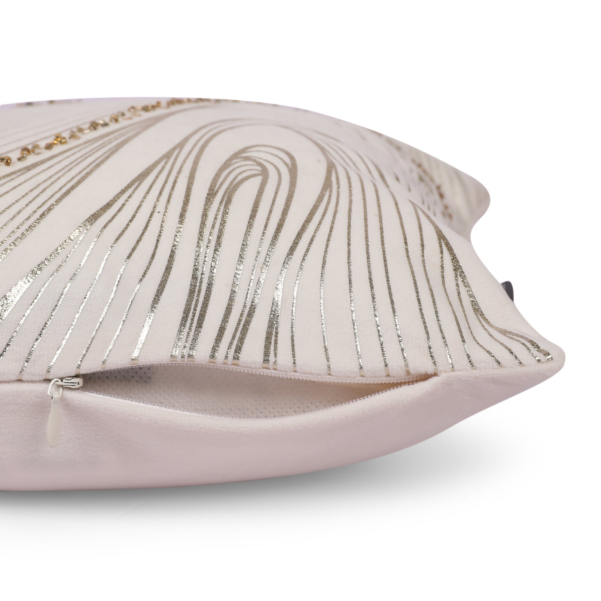 Swarna Cushion Cover White, 30x30cm