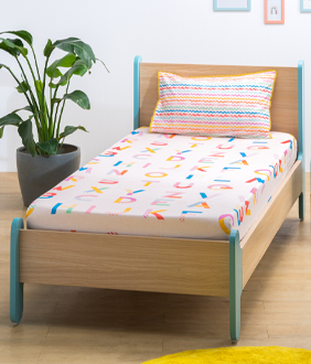Stargazer Single Bed in Marine Teal Colour