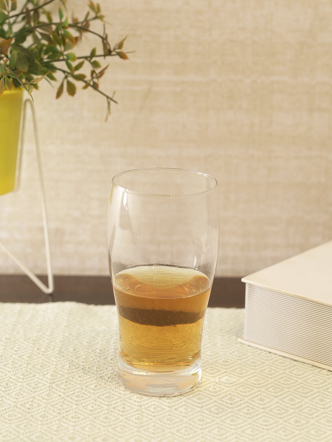 Welzenbier Glass Beer Tumbler in Transparent Colour