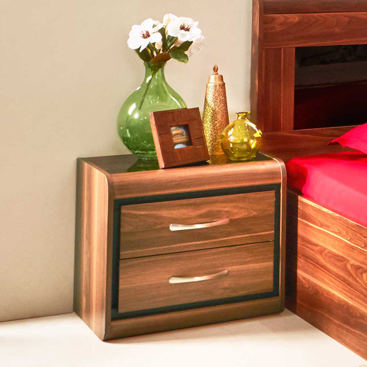 Archer Night Stand in Walnut Colour