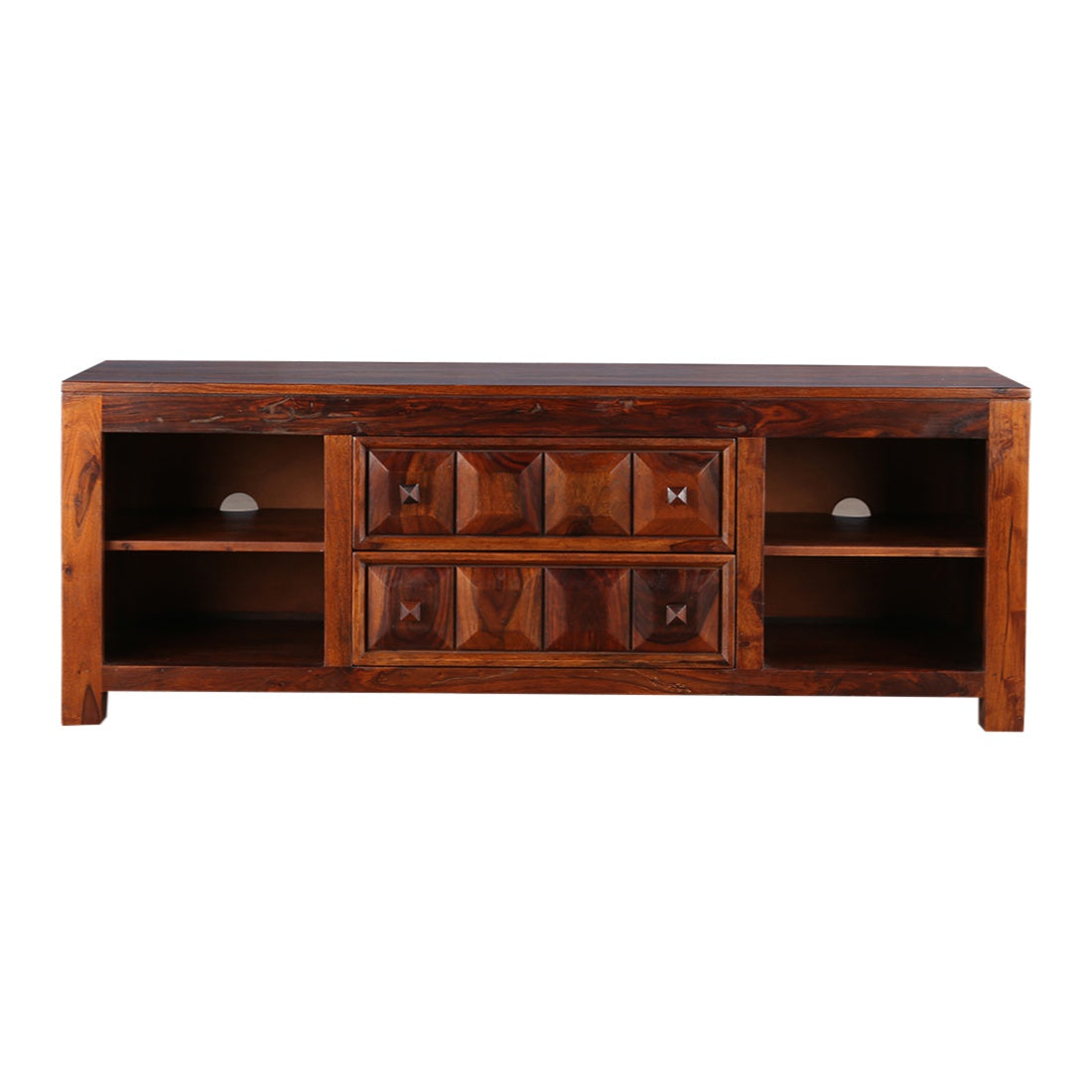 Woodrow Sheesham Wood(Rosewood) TV Unit in HONEY Colour
