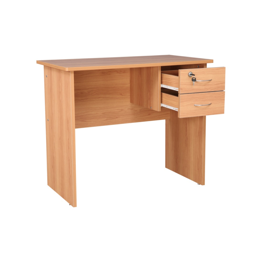 Simply Engineered Wood Study Table in Honey Colour