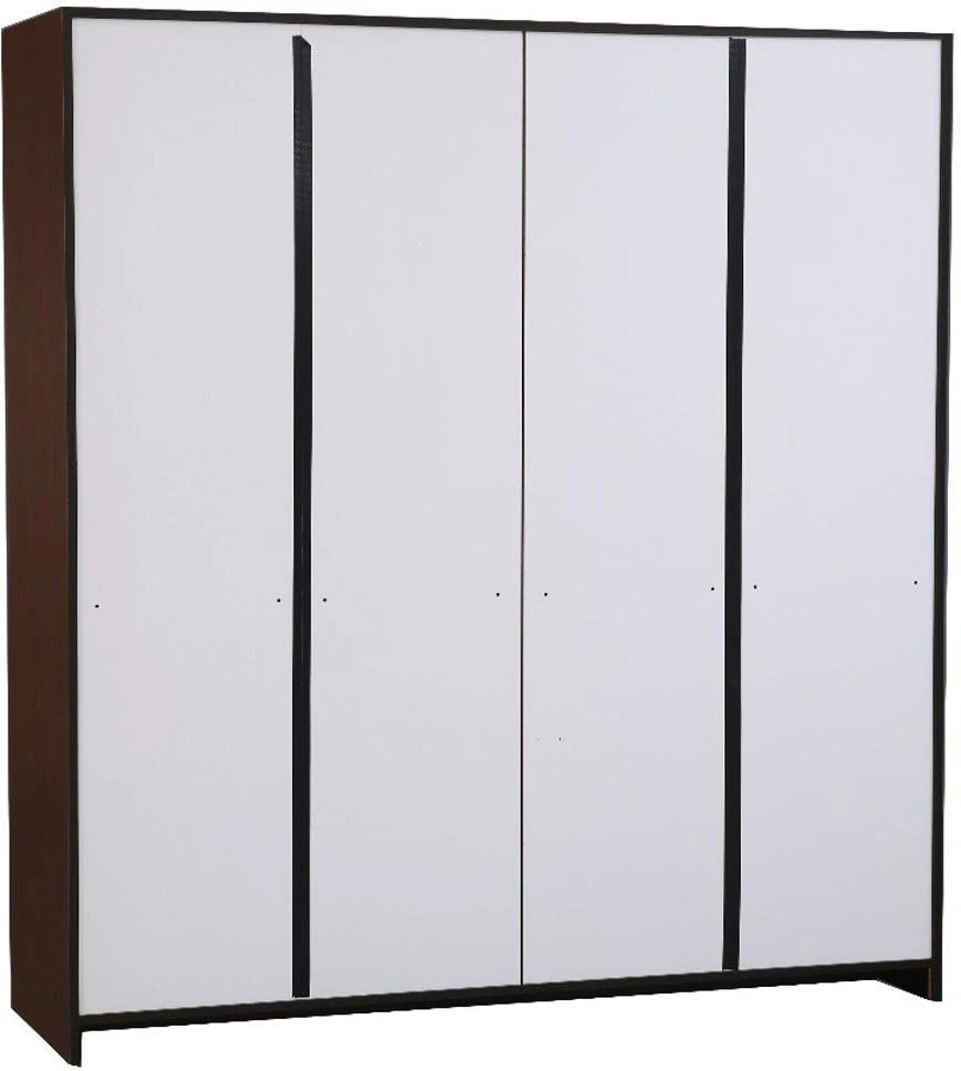 Magnum 4 Door Wardrobe in Walnut Colour