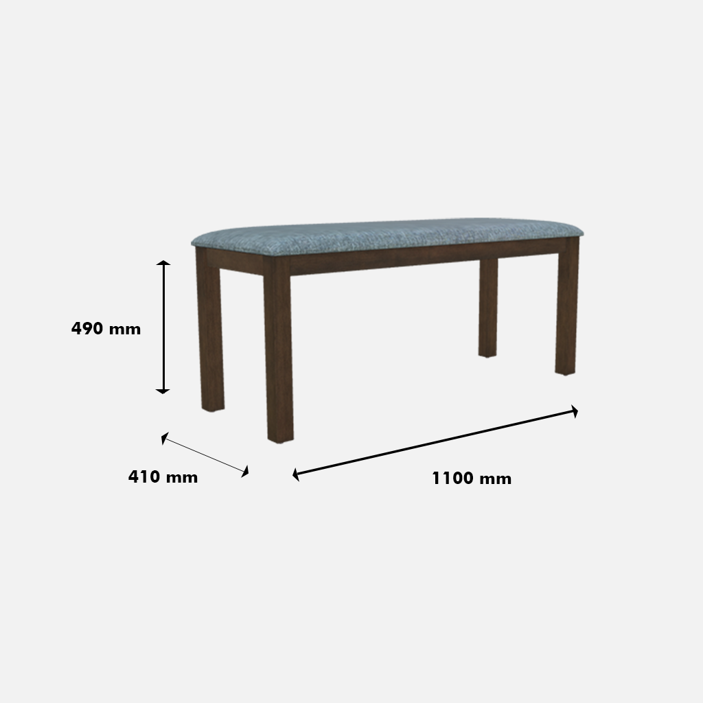 Lirio 6 Seater Dining Set with Bench