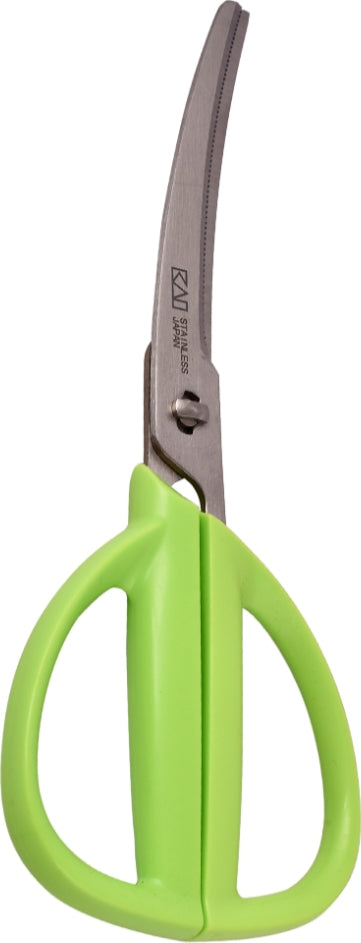 Curve Stainless steel Kitchen Scissor in Green Colour