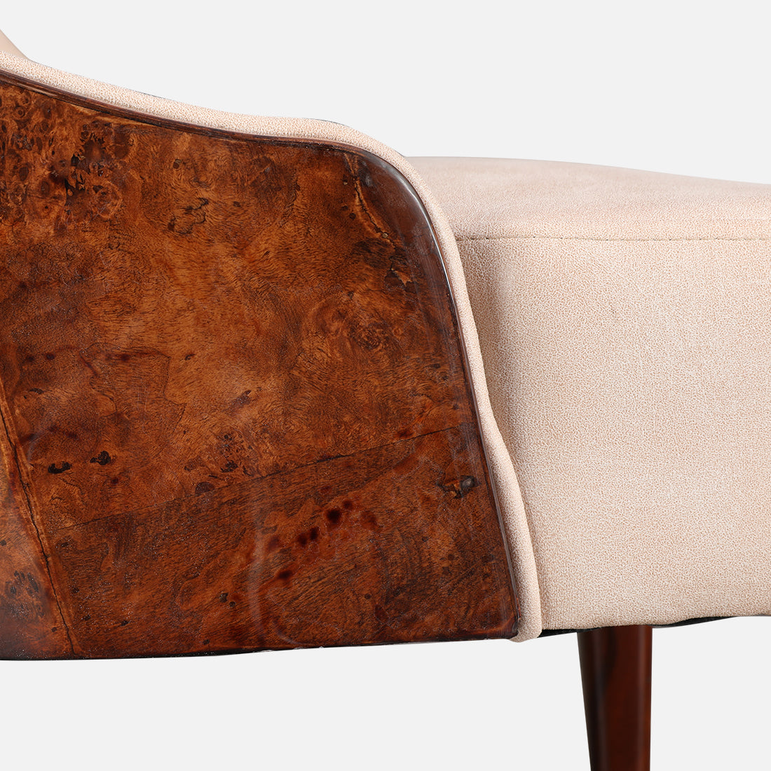 Delphine Dining Chair Set of 2 in Walnut Colour