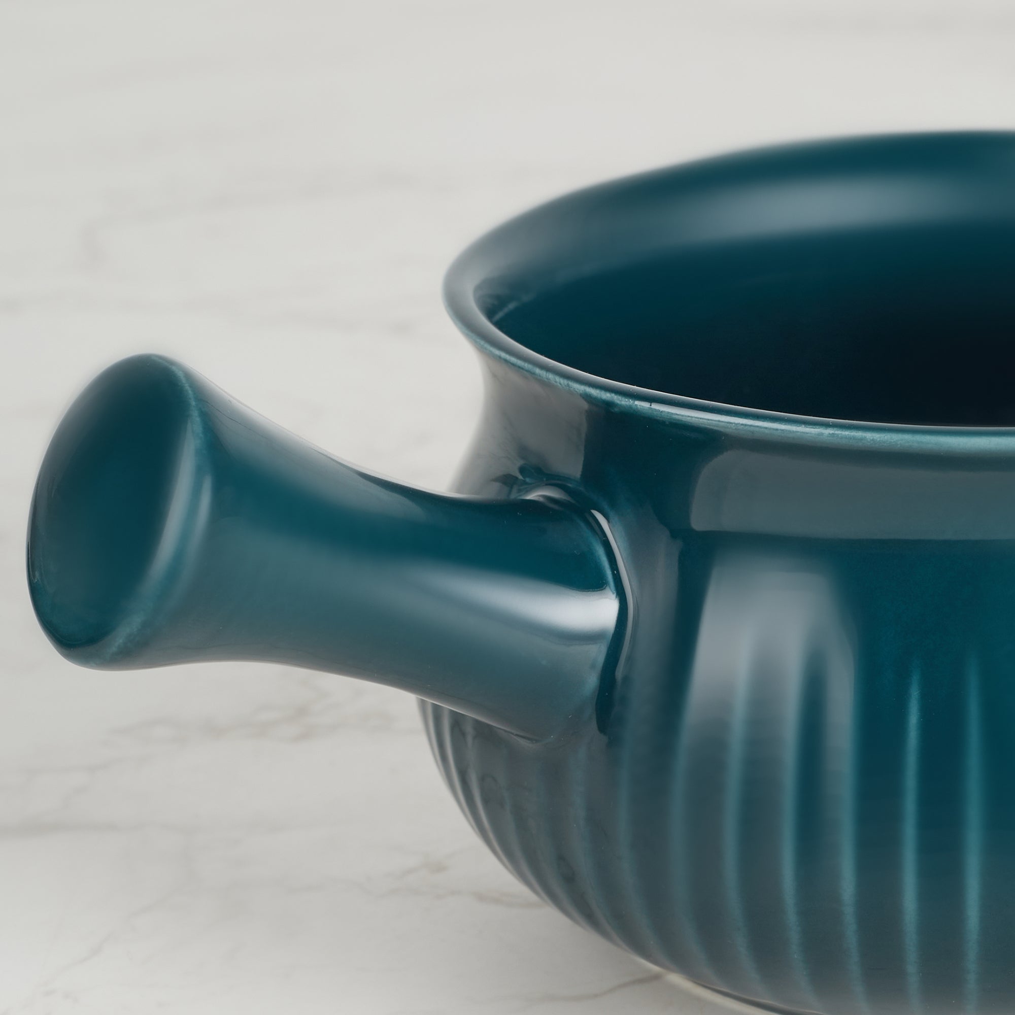 Ace Ceramic Soup Cup & Serving Platter Combo in Assorted Colour