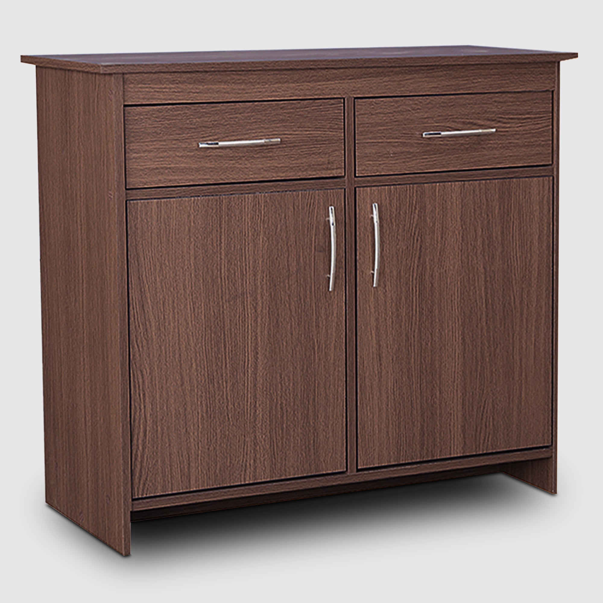 Albert Engineered Wood 2 Door Cabinet in Oak Colour