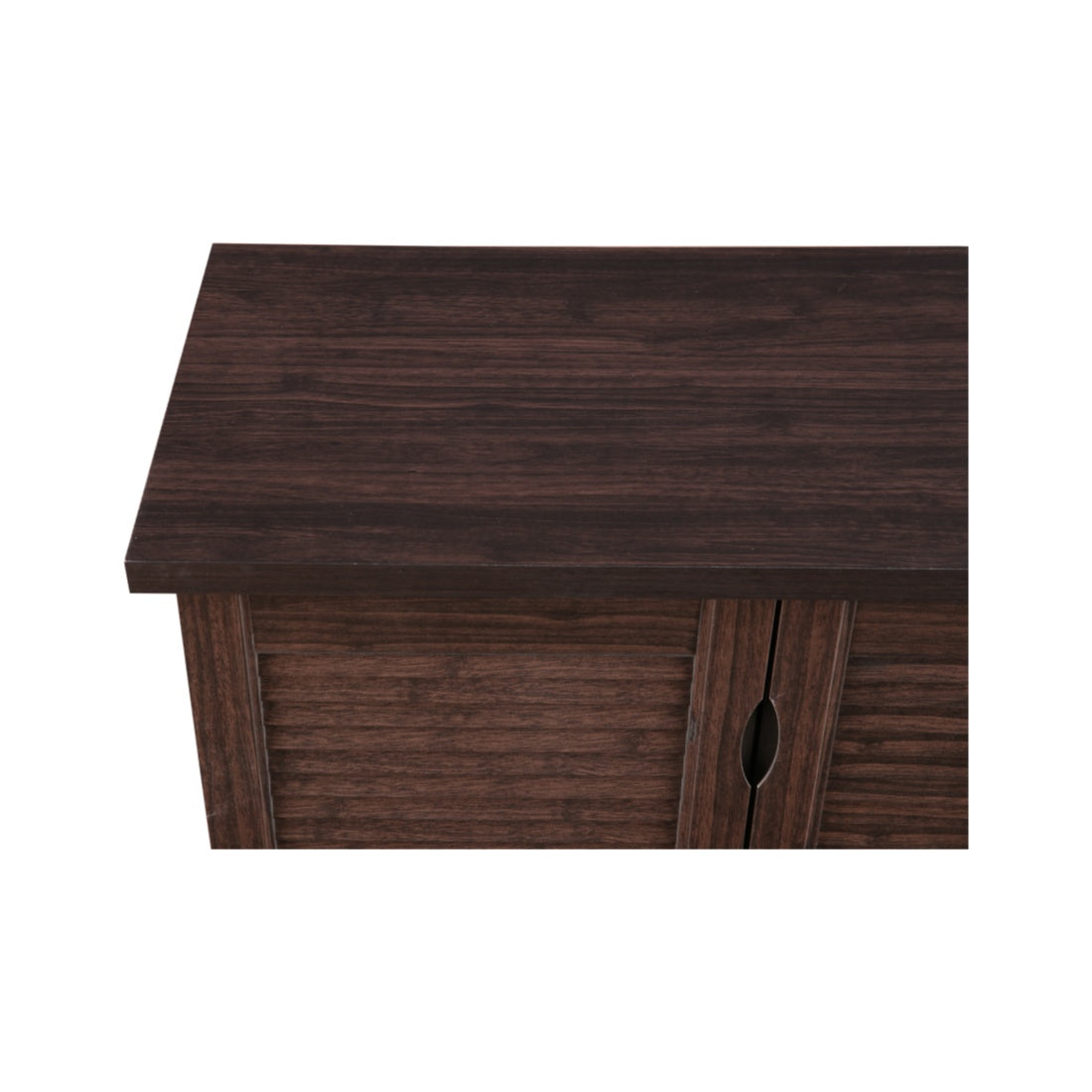 Riveria Engineered Wood Shoe Rack in Wenge Colour