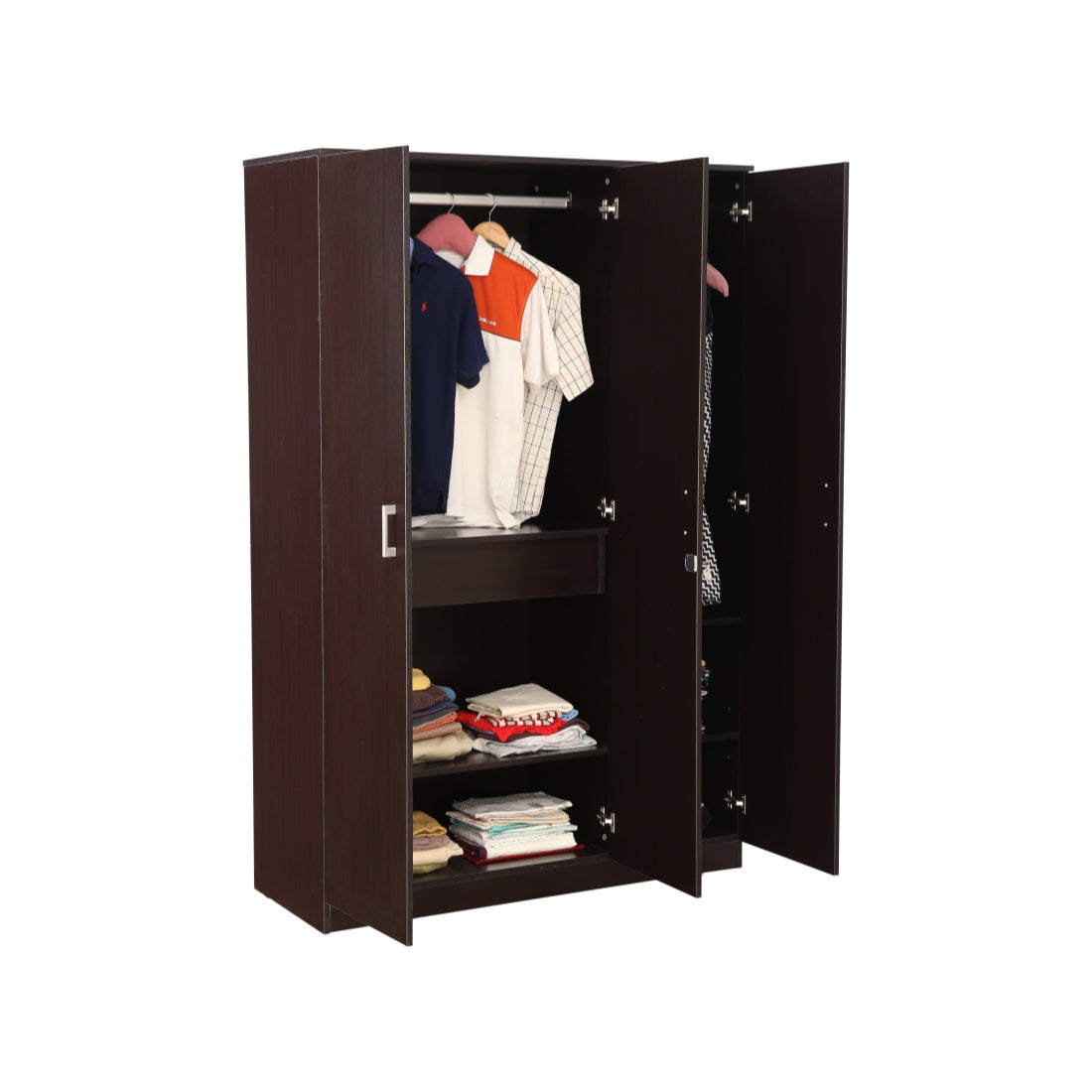Prime Three door Wardrobe in Wenge Colour