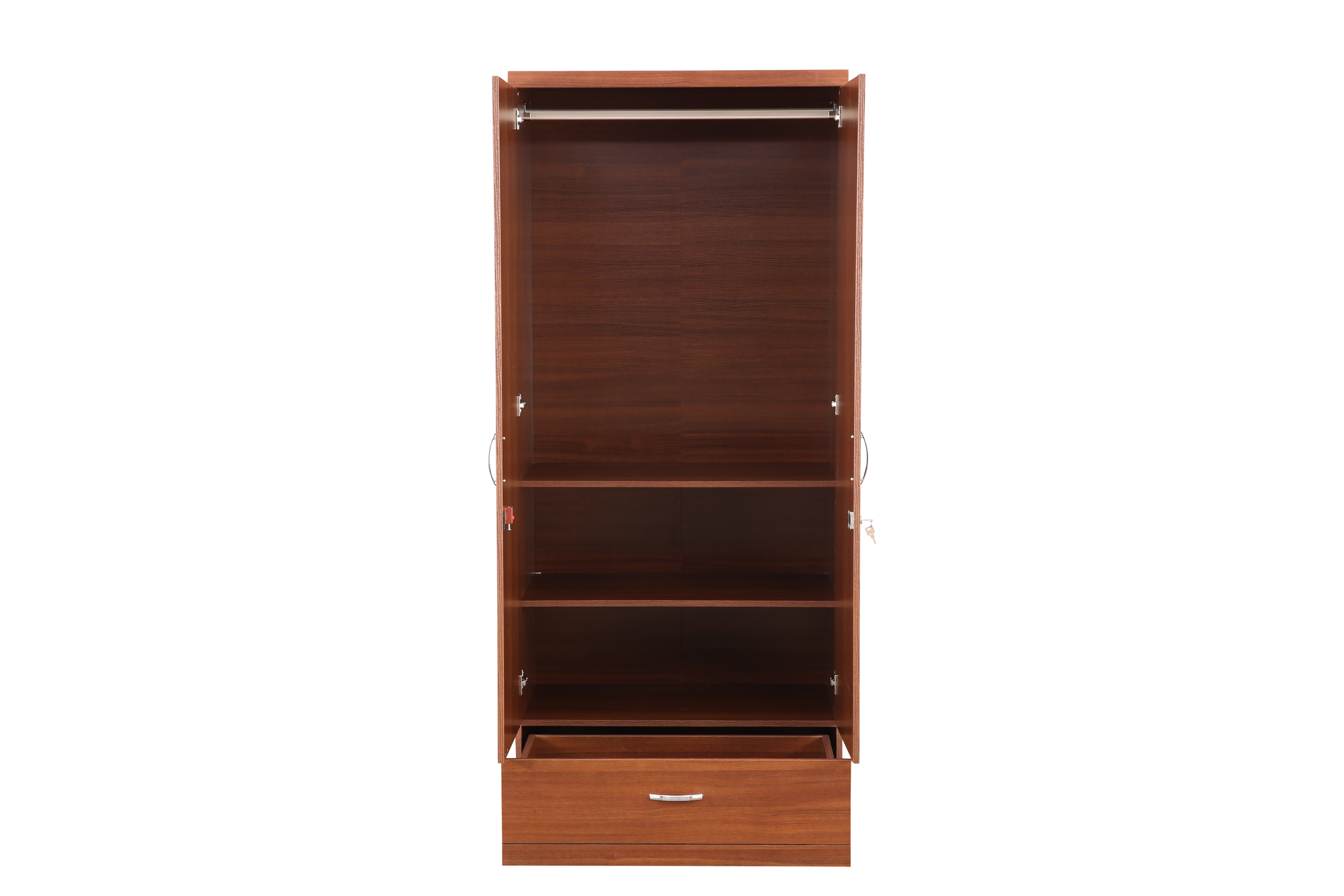 Ultima 2 door wardrobe in Walnut Colour