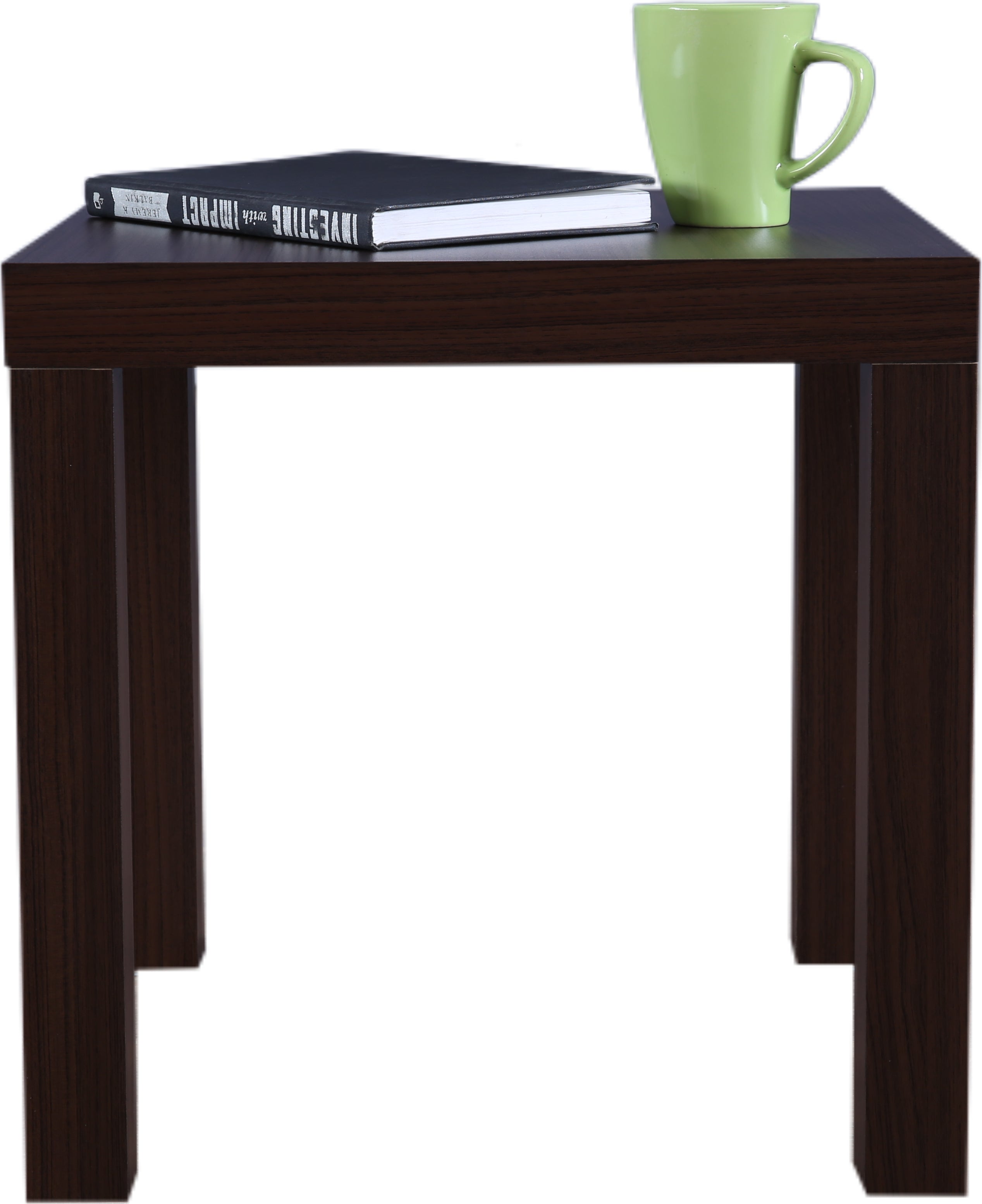 Larix Side Table in Walnut Colour