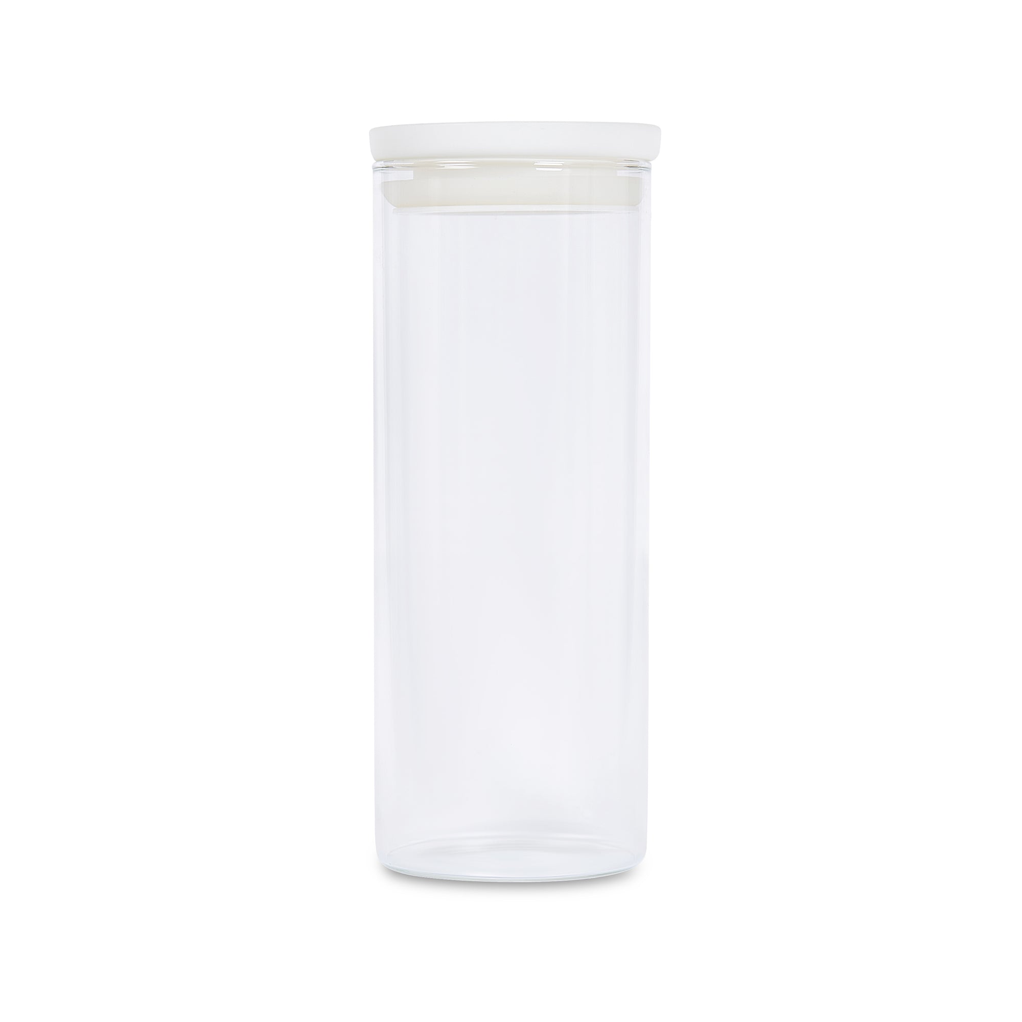 Fiesta Borosilicate Glass Pantry Storage Jar Set of 5 in Clear Colour