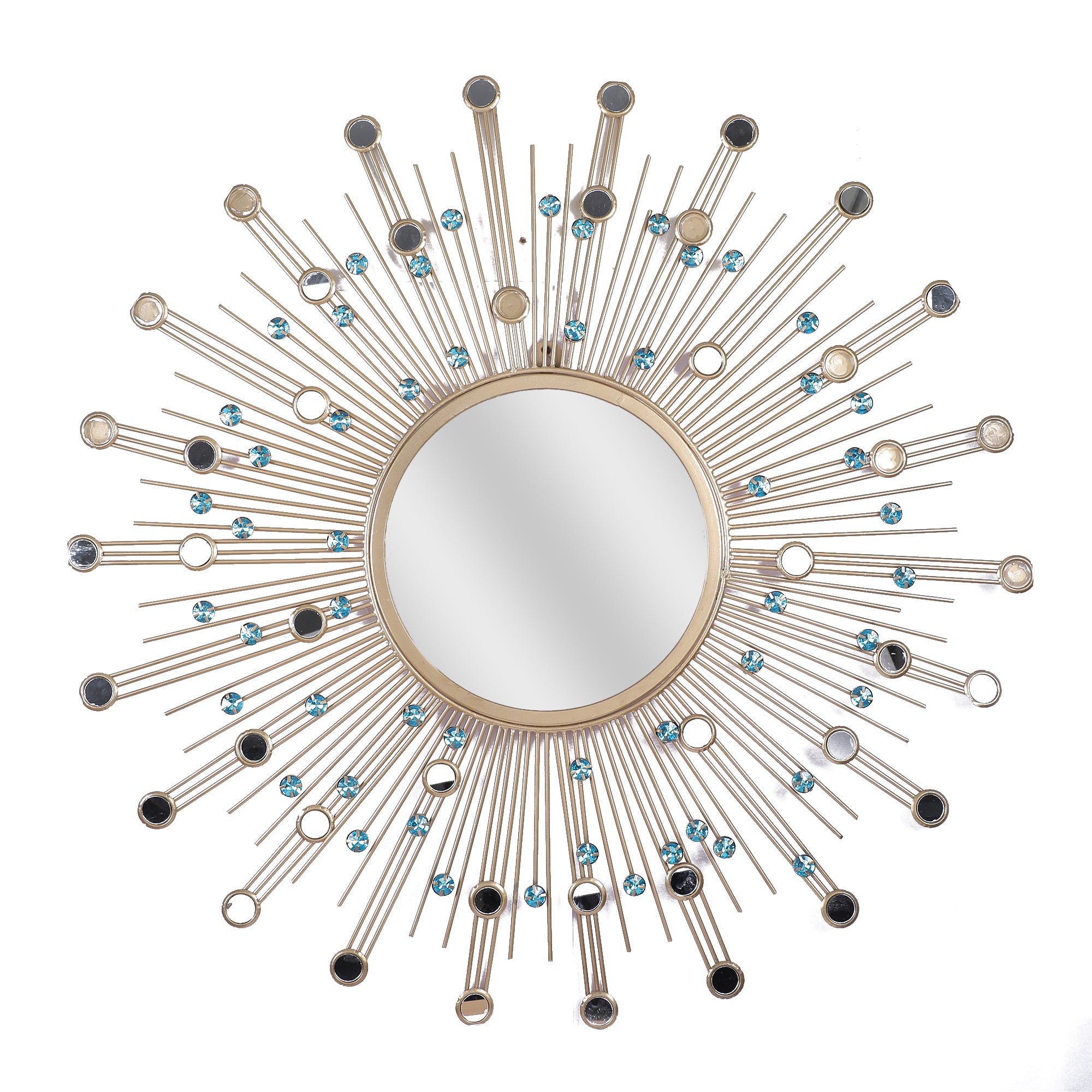 Glamor Iron Mirror in Gold Colour