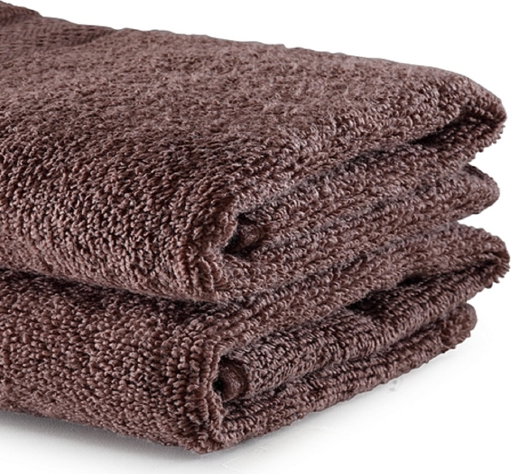 Paradiso Cotton Set Of 2 Hand Towel 40X60 Cm 500 Gsm in Chocolate Colour