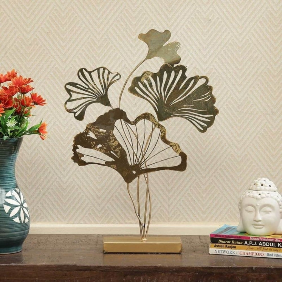 Table Decor Metal Adhika by Vedas