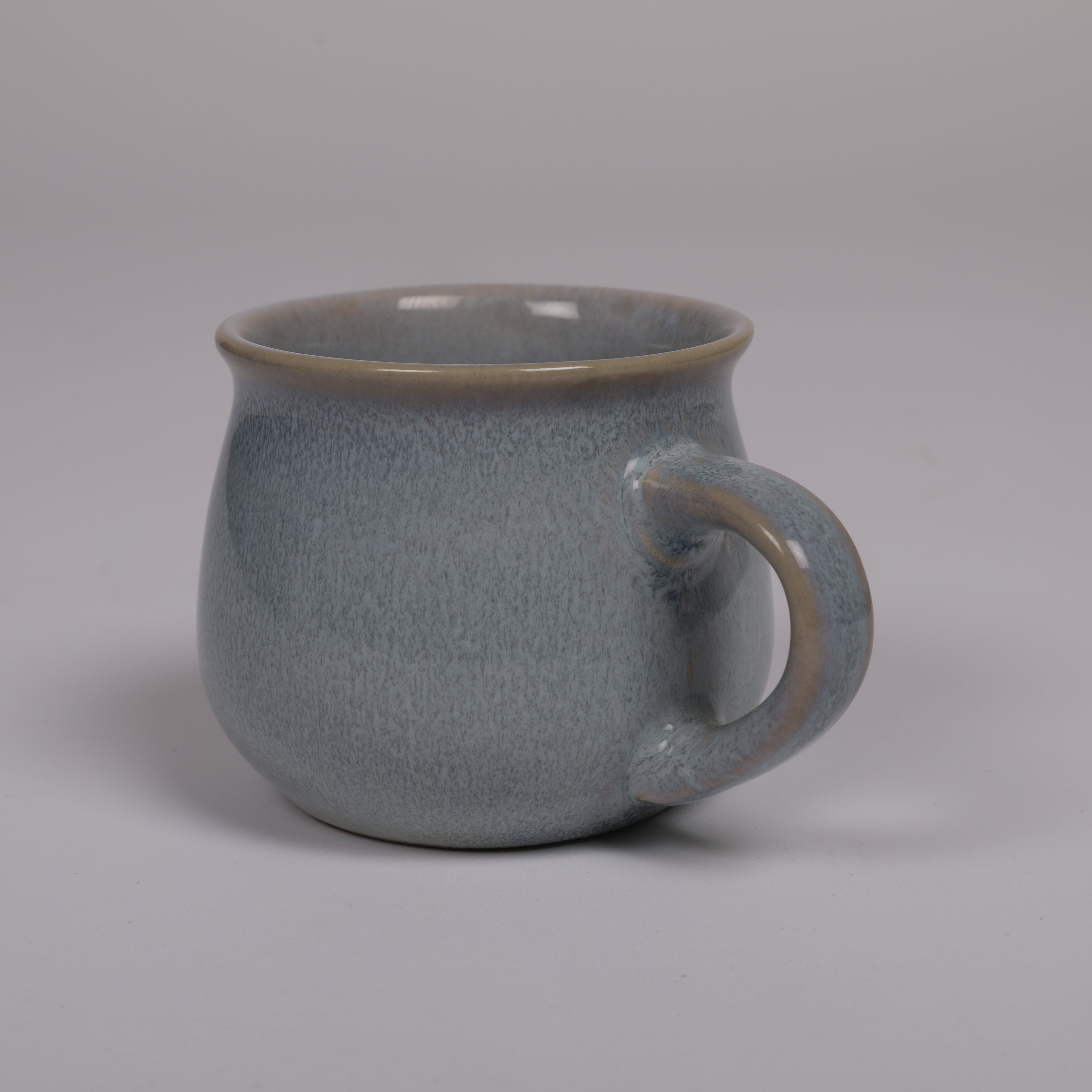 Living Essence Stoneware Mug Blue 240ml Set of 2Pcs