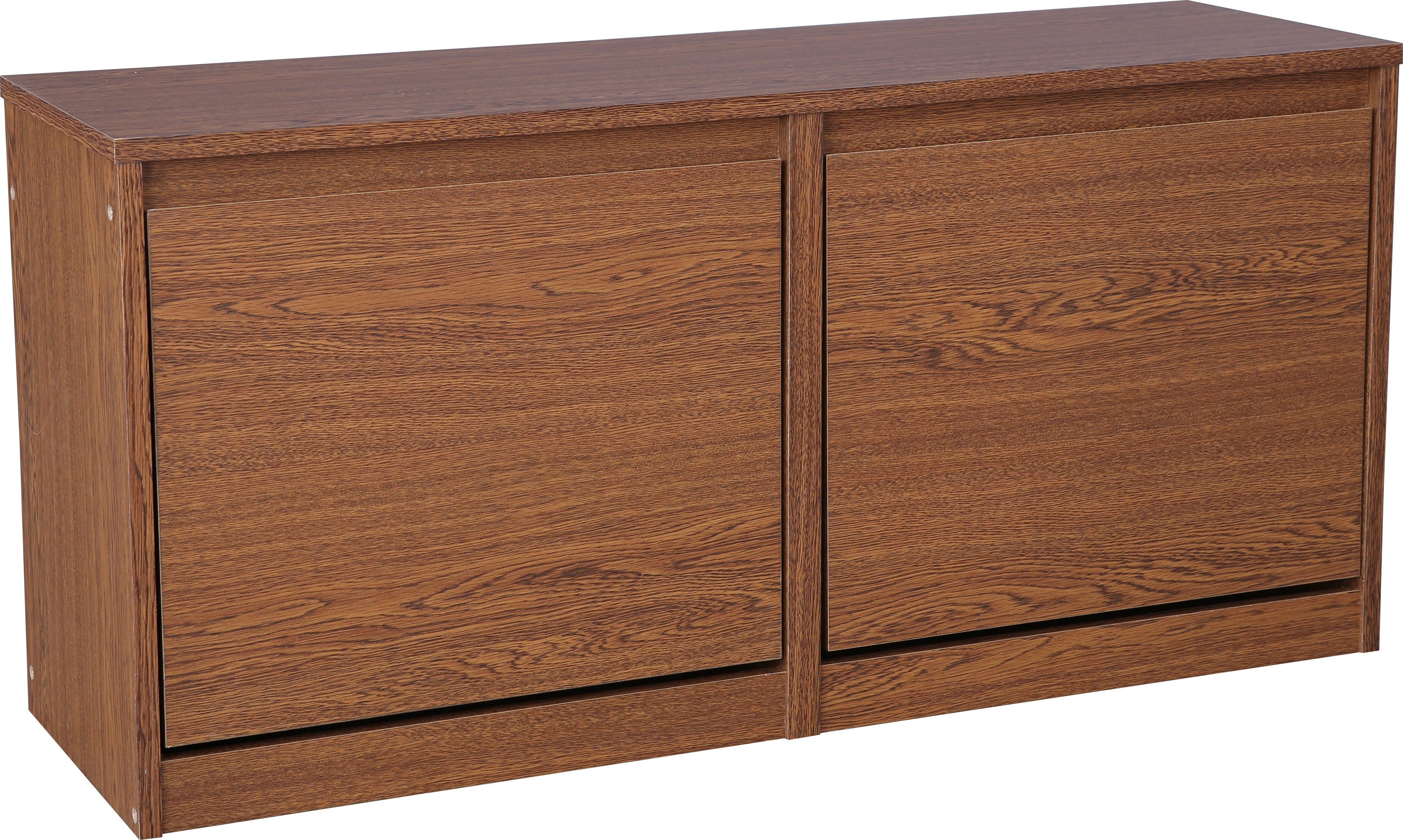 Alder Engineered Wood Shoe Rack in Oak Colour