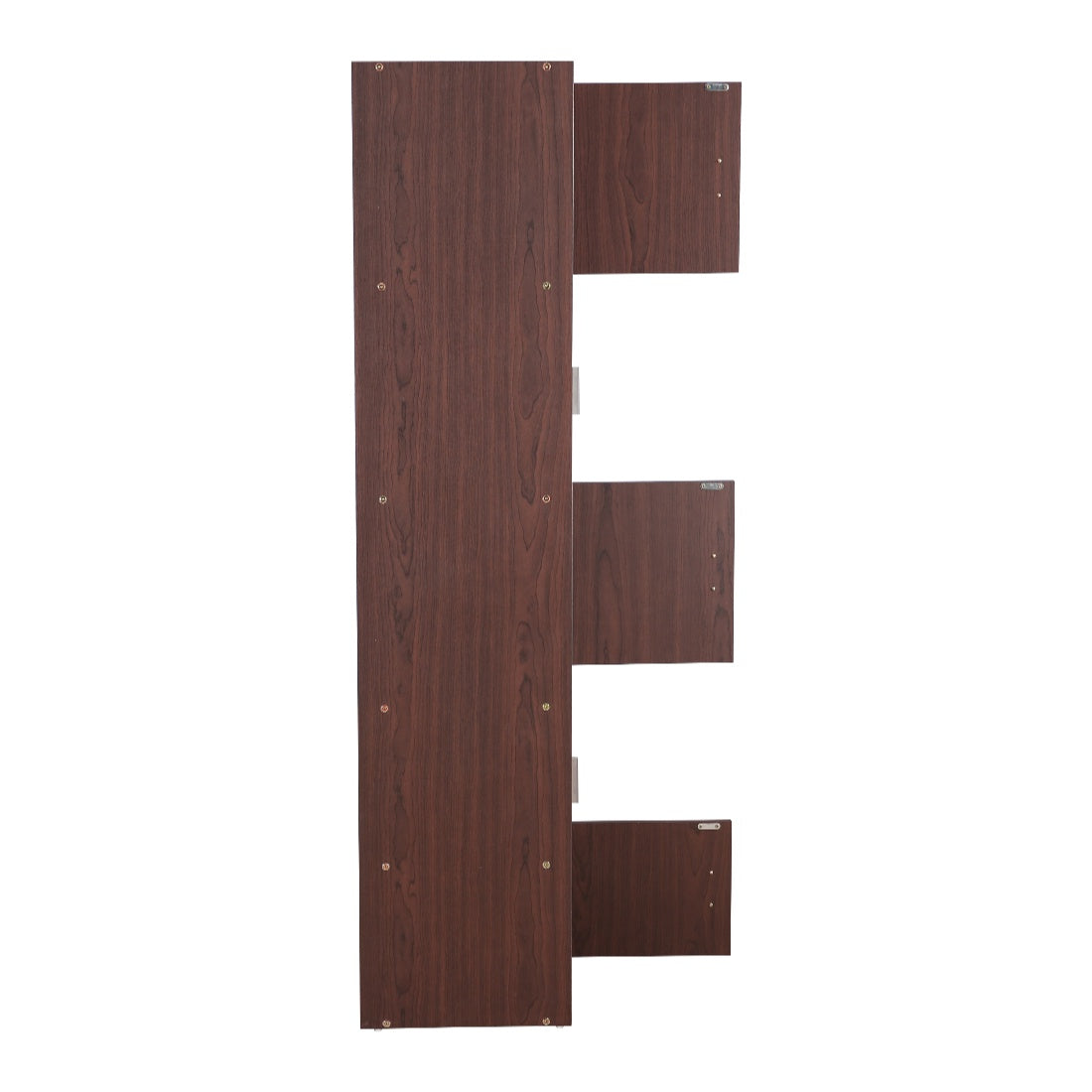 Albert Engineered Wood 5 Tier Cabinet in Cherry Brown Colour