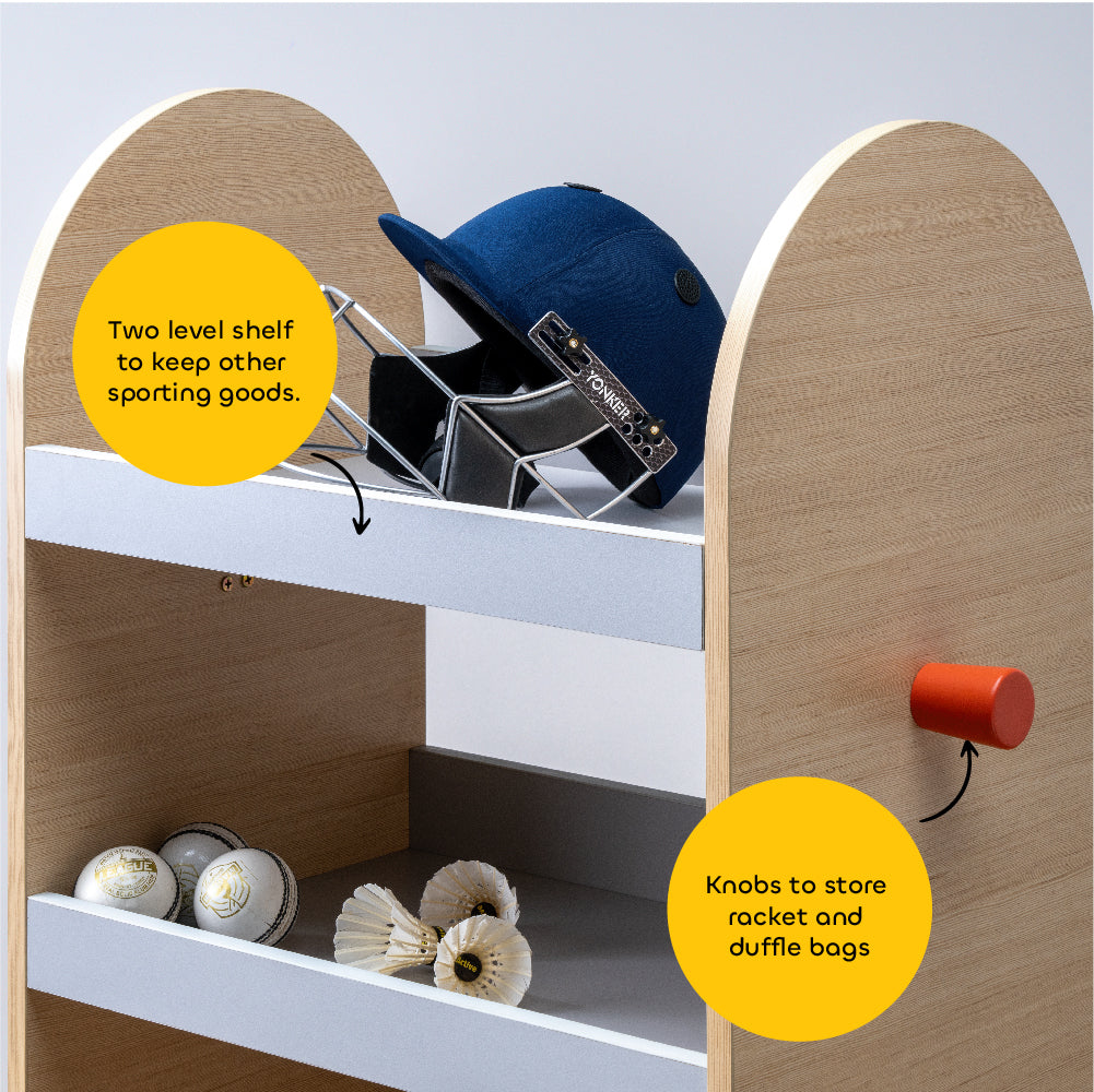 Olympia  Sports Storage Unit in Grey Colour