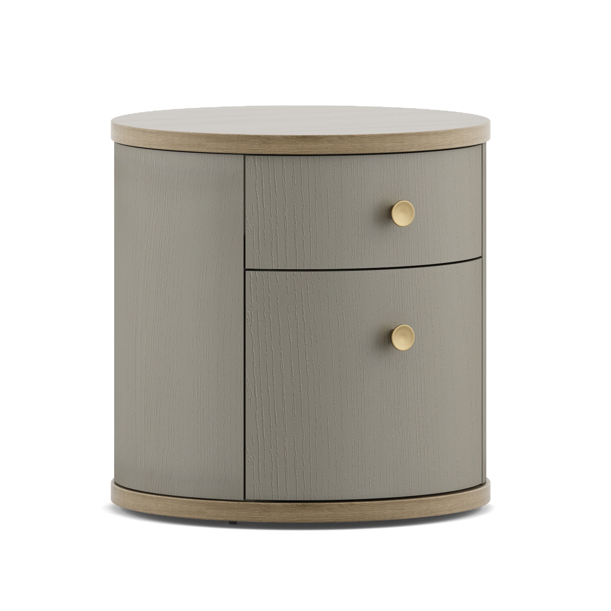 Asa Engineered Wood Night Stand in Santana Oak Colour