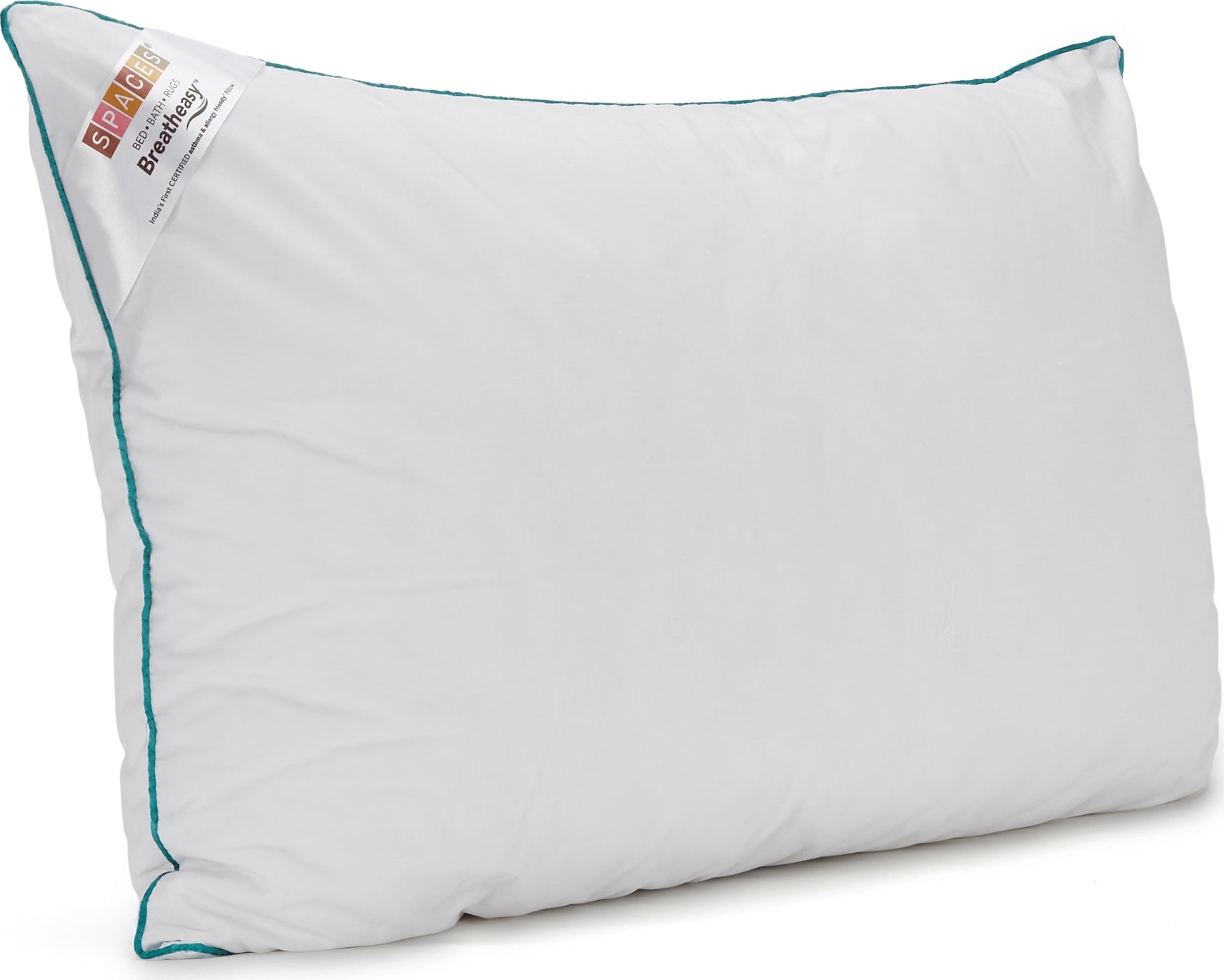 Breatheasy Cotton Pillow 43X68 Cm in White Colour