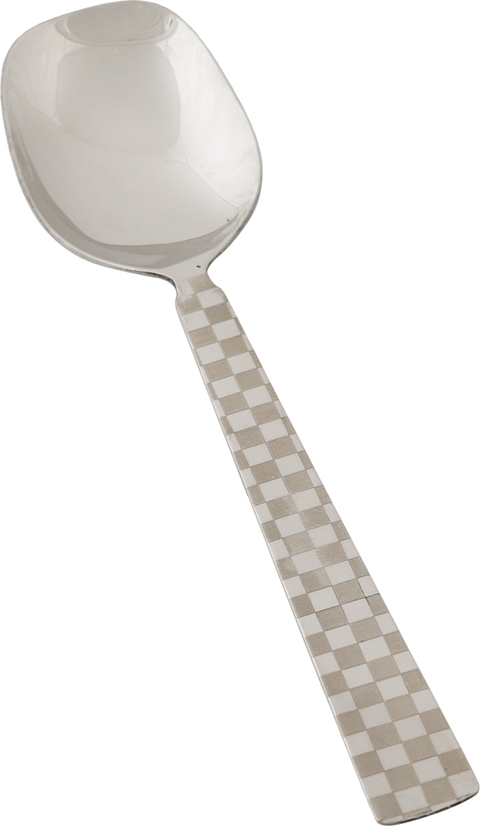 Diamond Rice Steel Spoon in Silver Colour