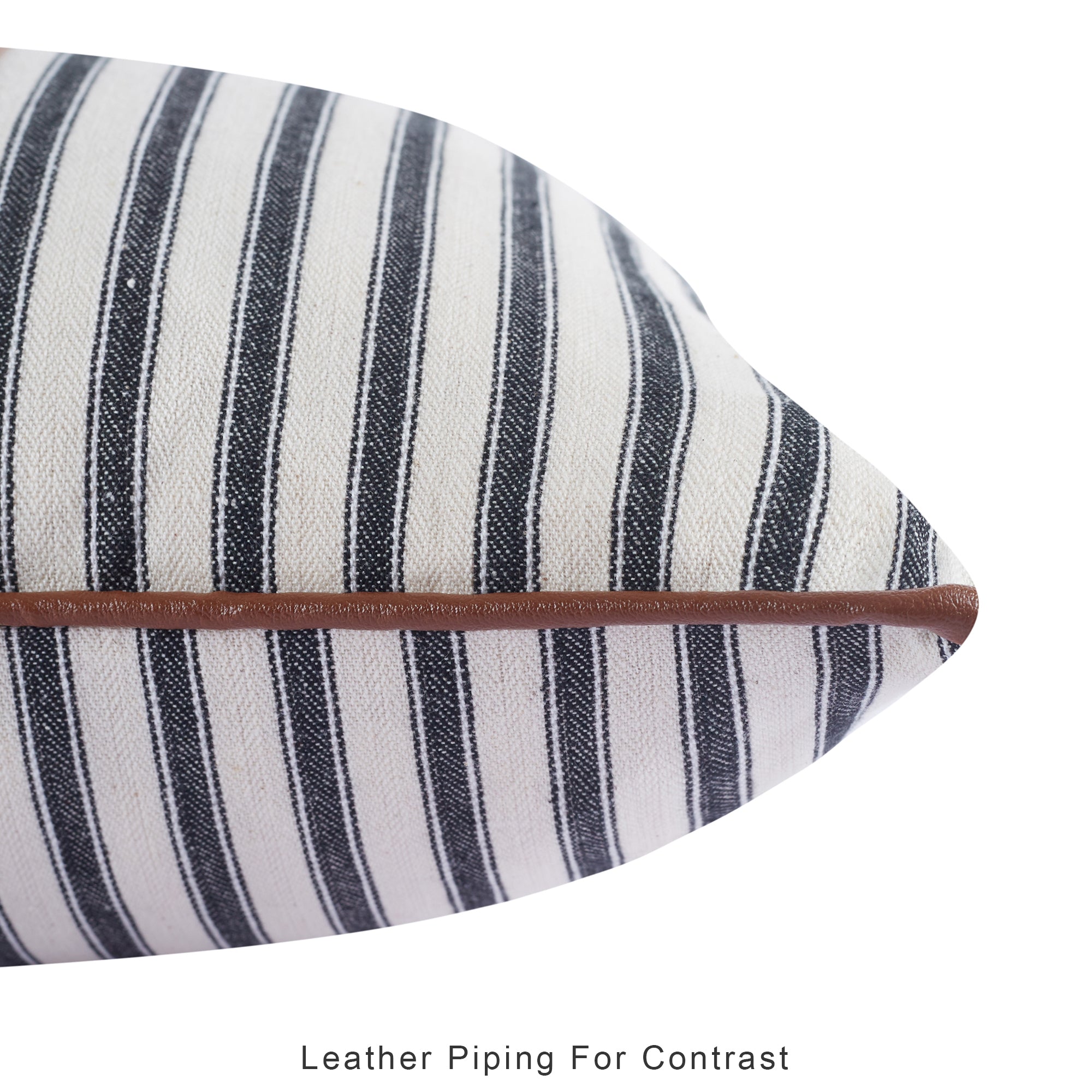 Luxe Living  Stripe Cushion Cover 35x50 Cm in Off White Colour