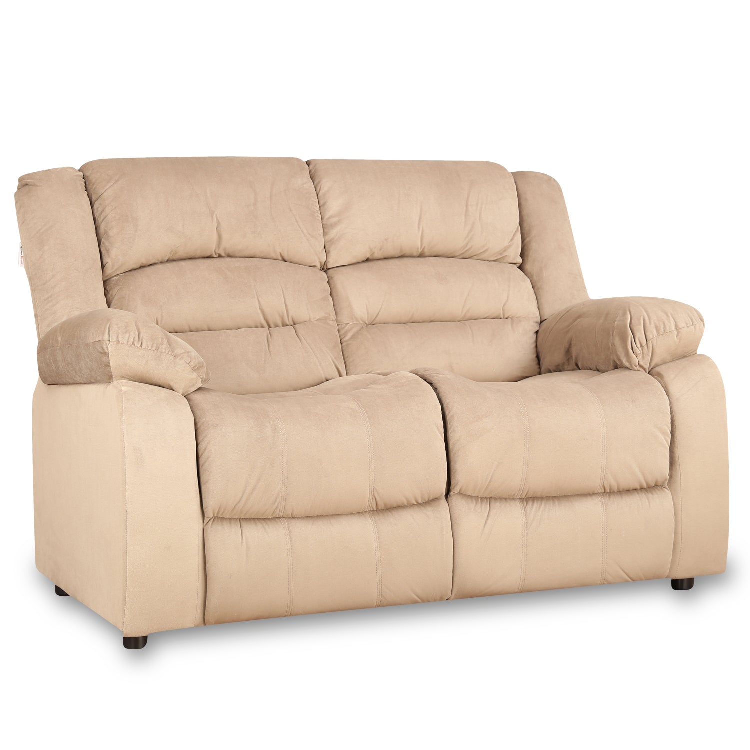 Bradford Fabric Two Seater Sofa in Beige Colour