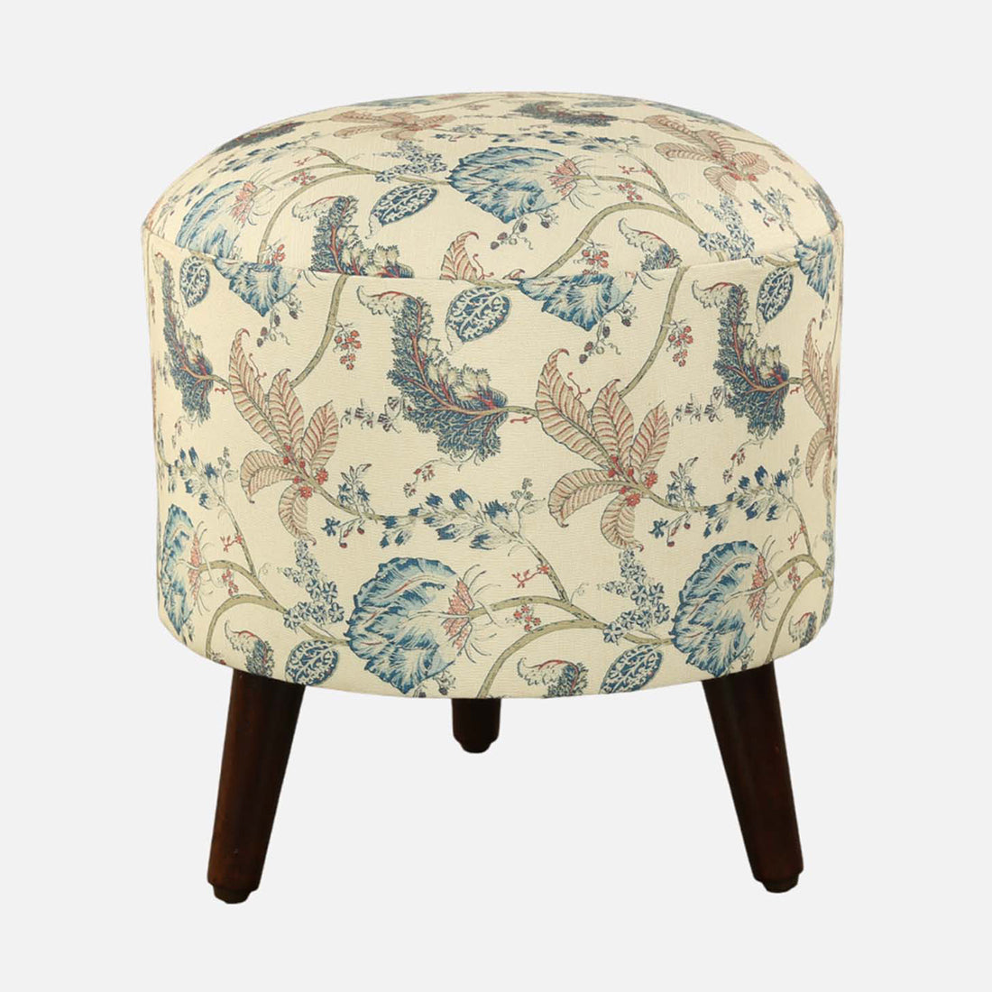 Ordhid Fabric Ottomans in Beige Colour