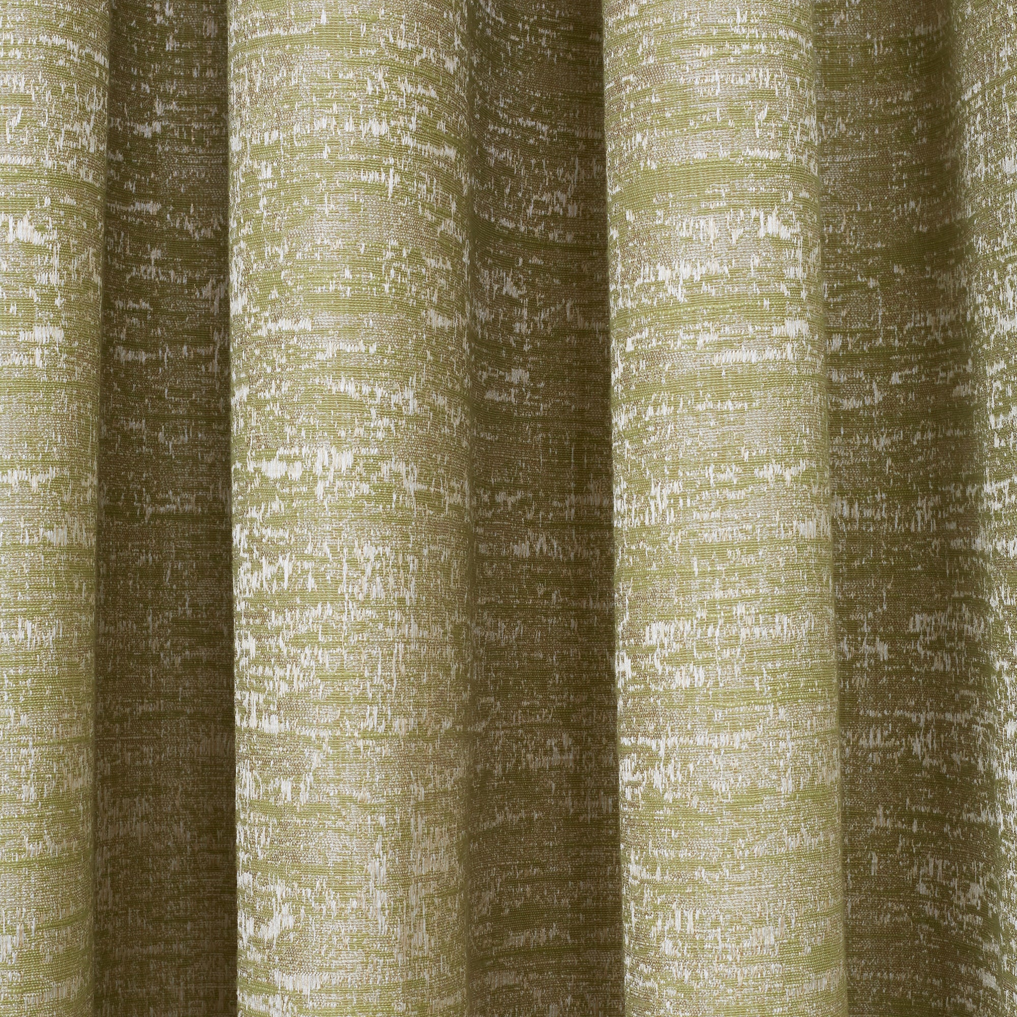 Amour Set of 2 Solid Jacquard Dim Out Curtains 7 Feet in Olive Colour