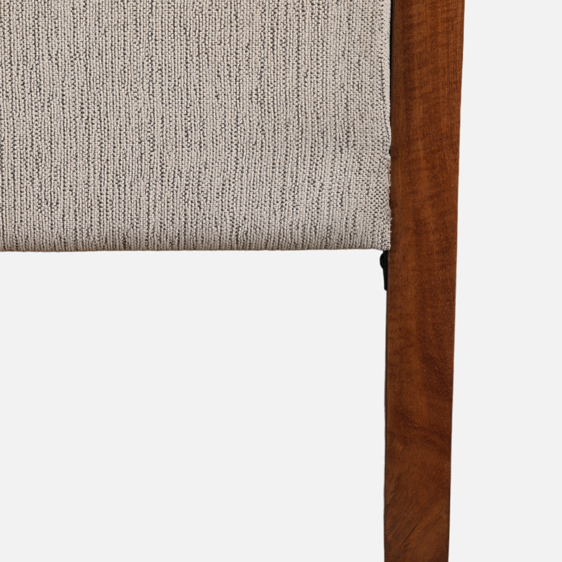 Siam Solidwood Single Seater Sofa in Beige Colour