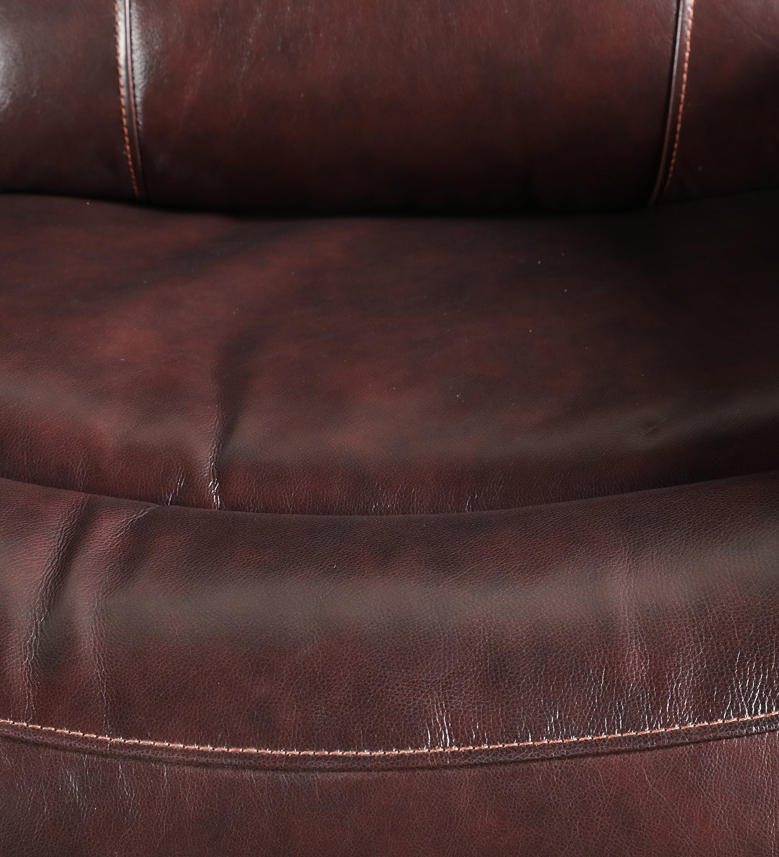 Rhine Half Leather Two Seater Electric Recliner in Brown Colour
