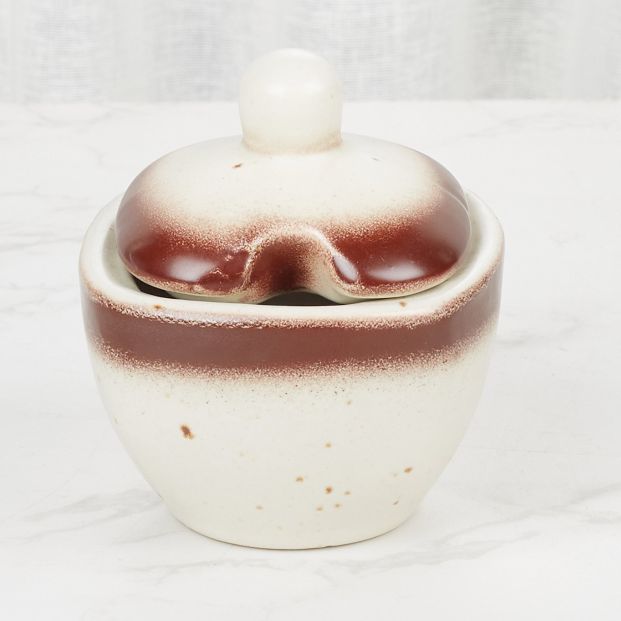 Beautiful Kitchen Studio Pottery Stoneware Condiment/Pickle Set of 3 in Beige Colour