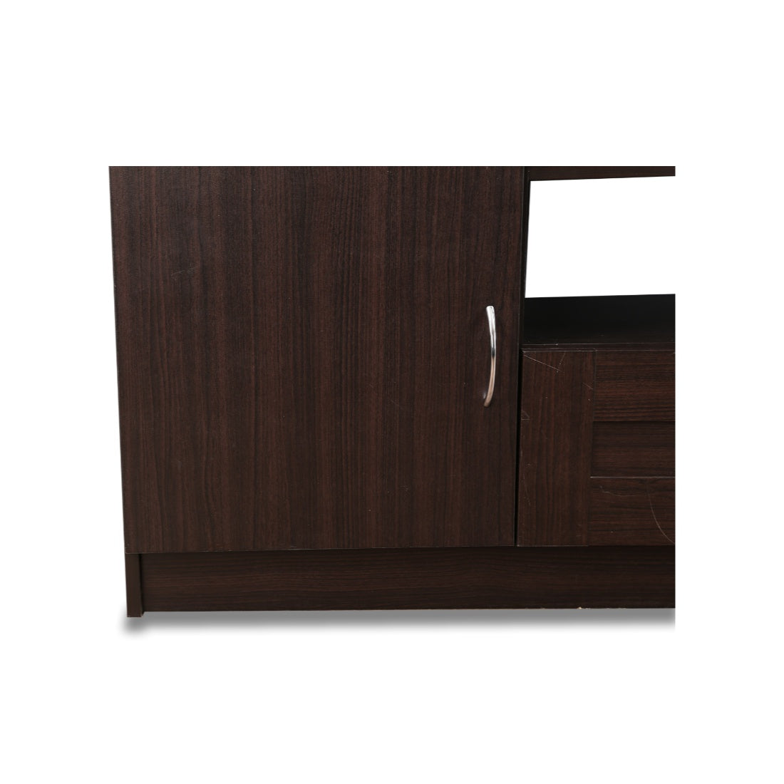 Missouri Engineered Wood Wall Unit in Dark Walnut Colour