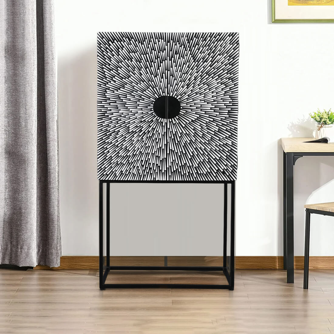 Ember  Bar Unit in White and Black Colour