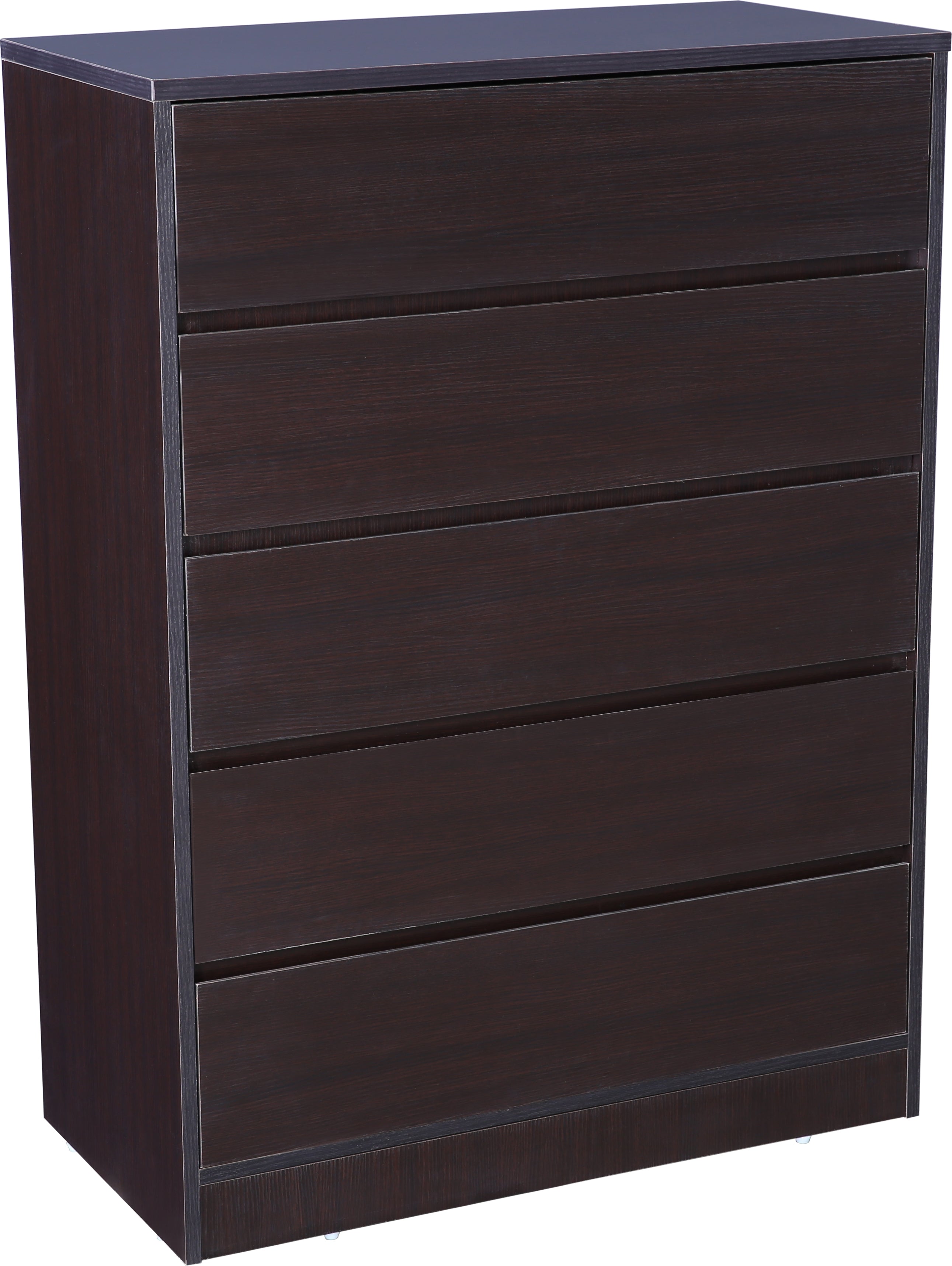 Basic Chest of 5 Drawer in Wenge Colour