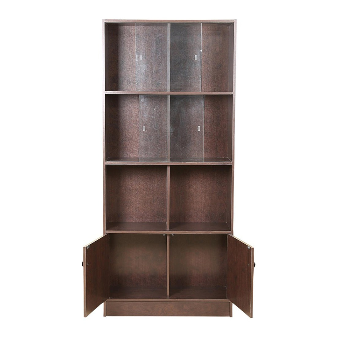 Crony Engineered Wood Large Book Shelf in Wenge Colour