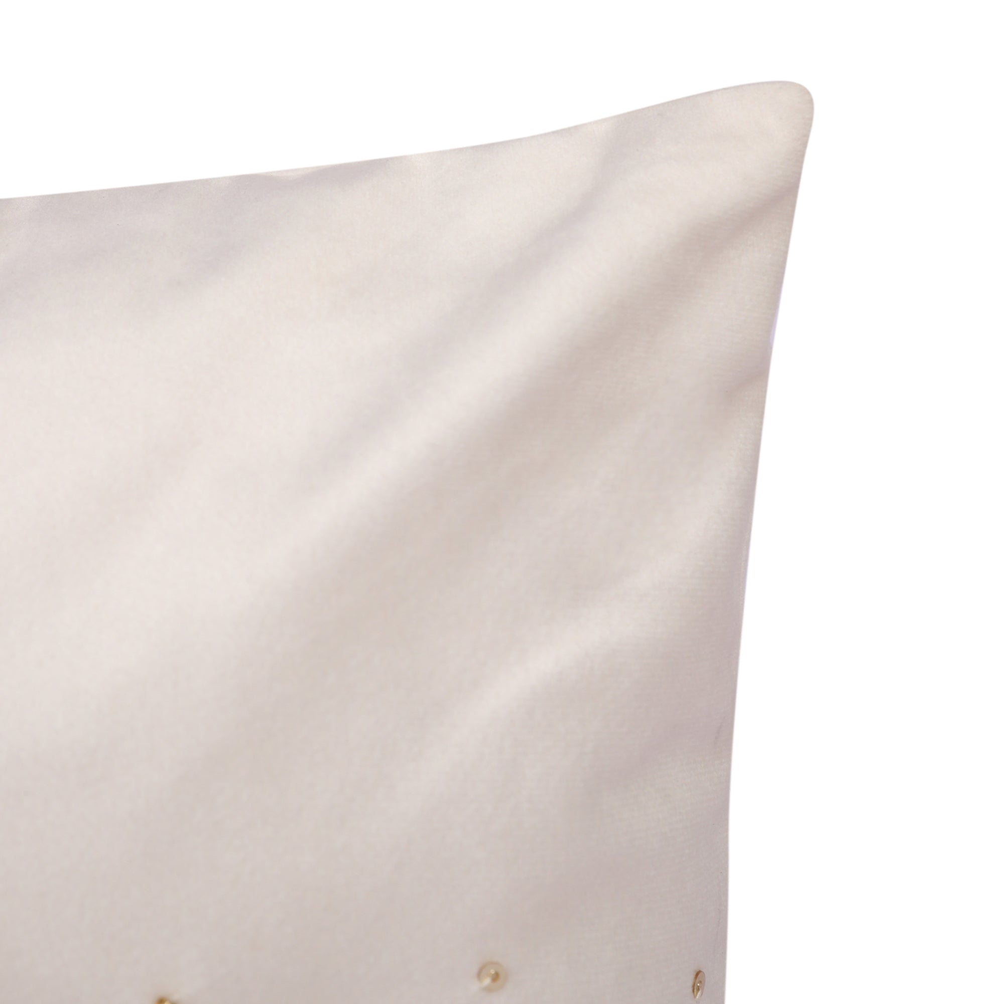 Swarna Cushion Cover White, 40x40cm