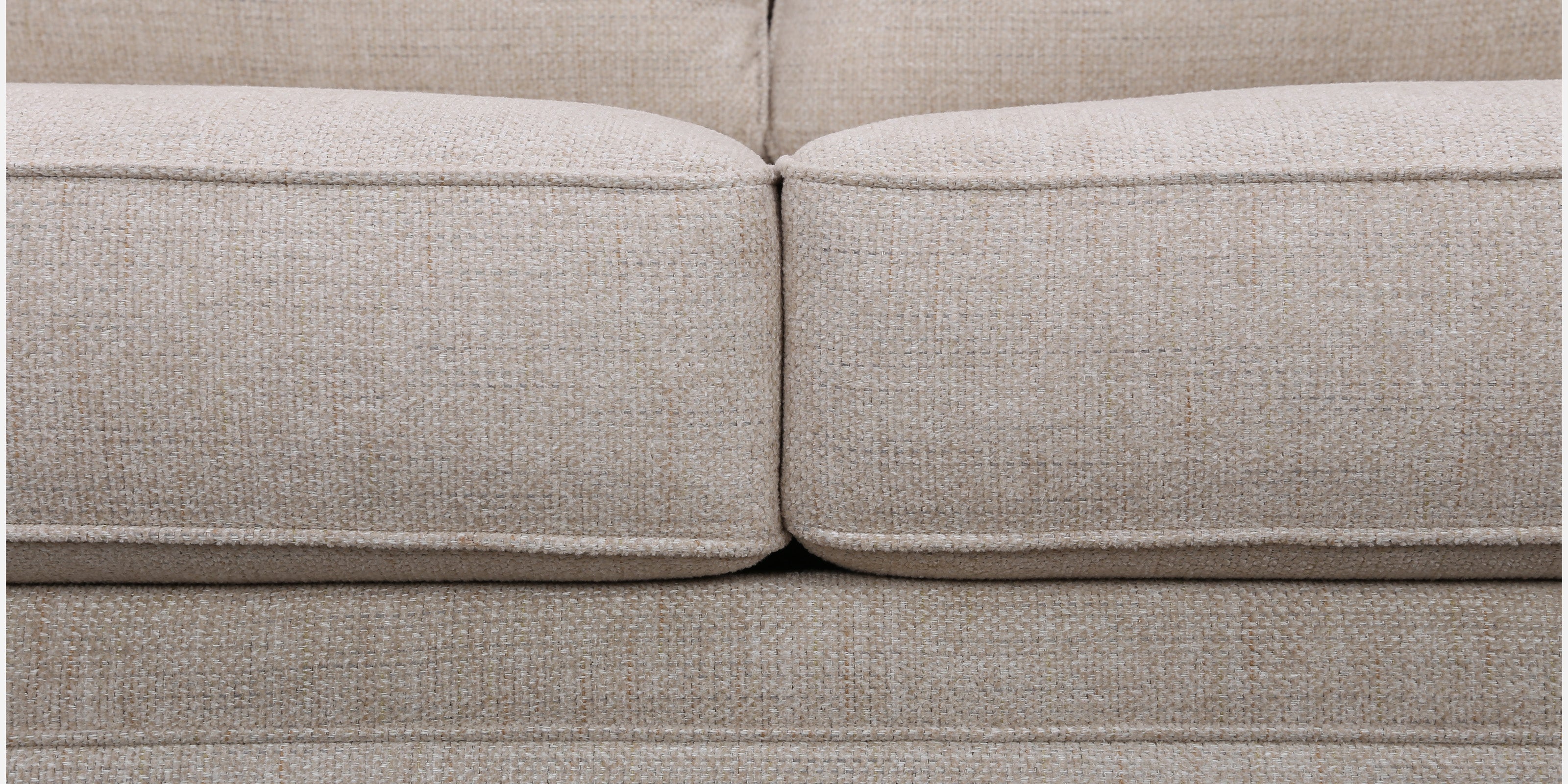 Thames Fabric Three Seater Sofa in Beige Colour