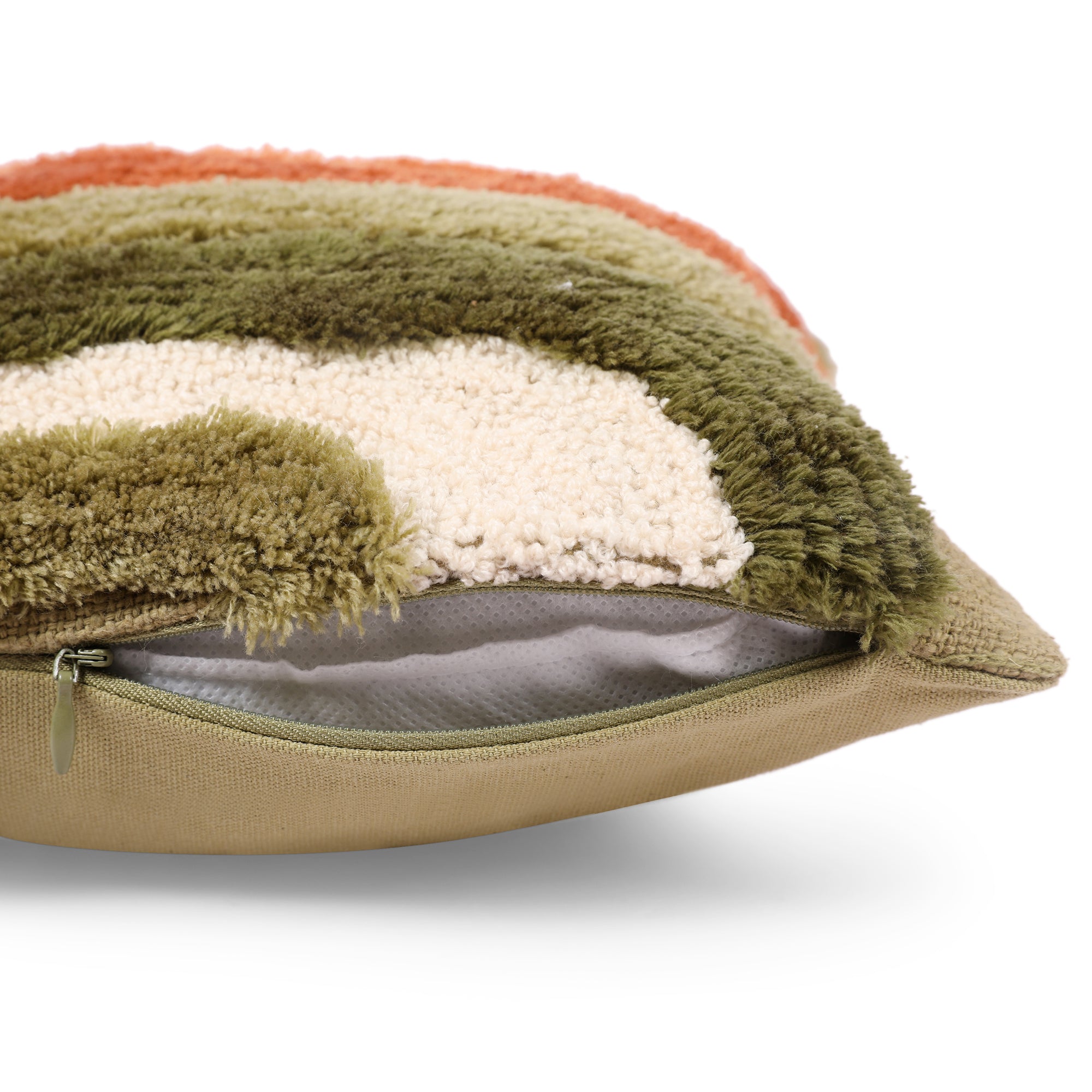 Modern Chic Cushion Cover Multi Green, 30X30cm