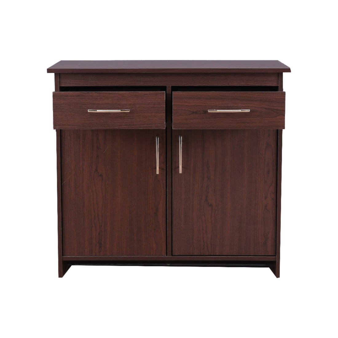 Albert Engineered Wood 2 Door Cabinet in Cherry Brown Colour