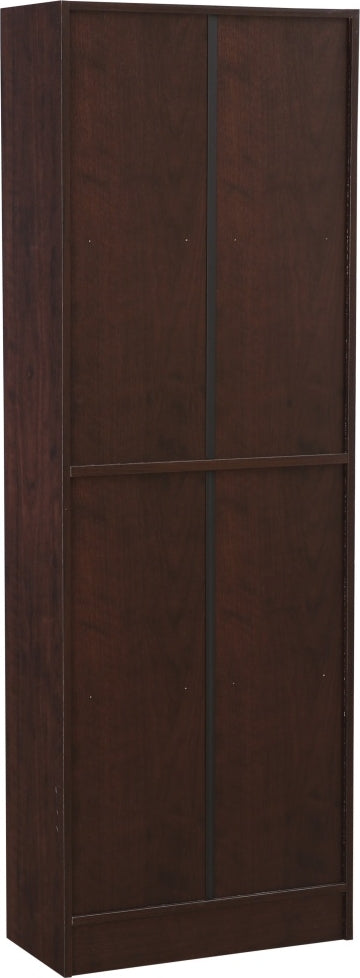 Lara Engineered Wood Medium Book Shelf in Wenge Colour