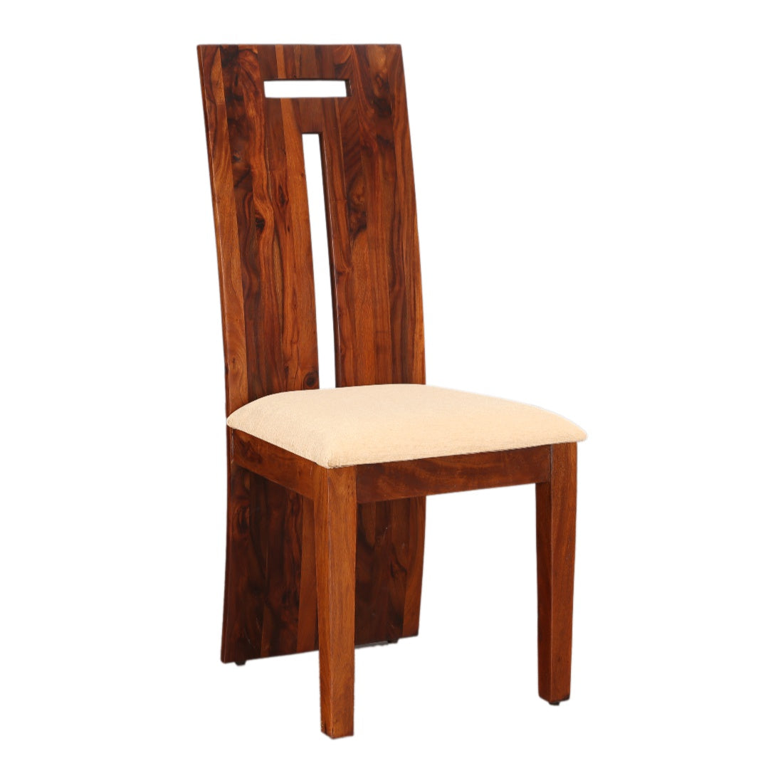Austin Sheesham Wood(Rosewood) Dining Chair Set of 2 in Honey Colour
