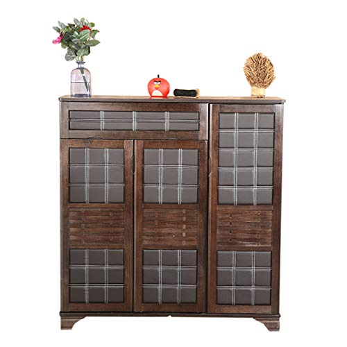 Clayton Engineered Wood Shoe Rack in Wenge Colour