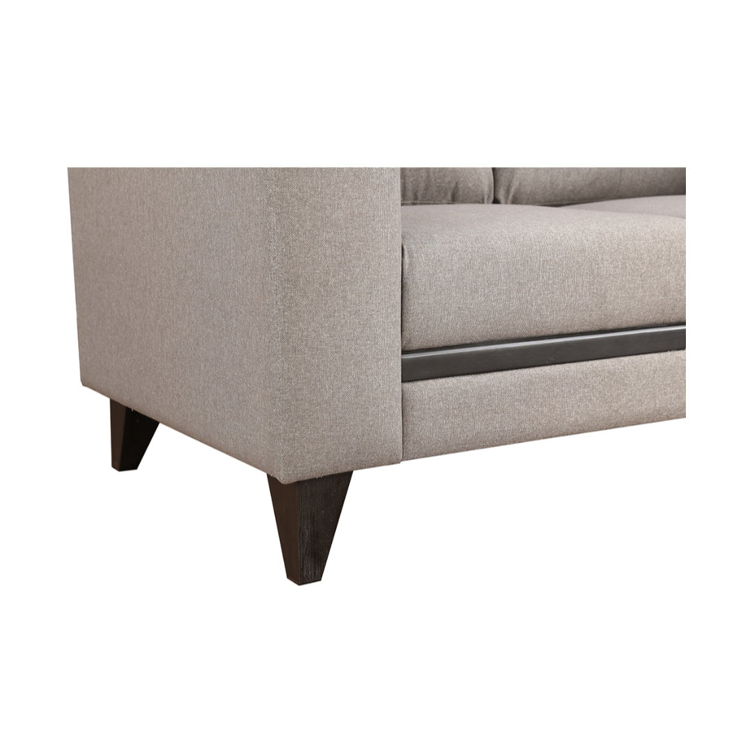 Garcia Fabric 2 Seater Sofa in Grey Colour